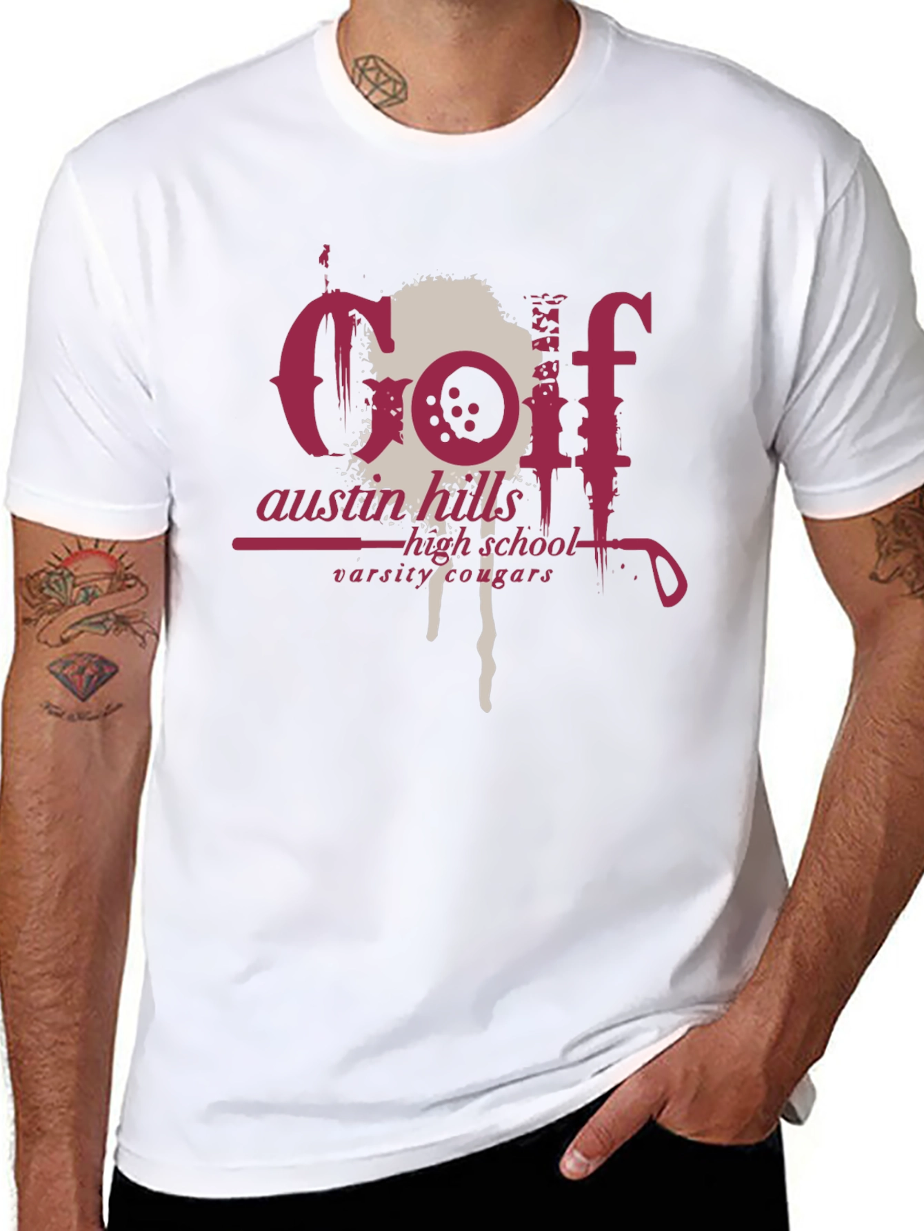 Austin Hills Golf Tee - Varsity Cougars
