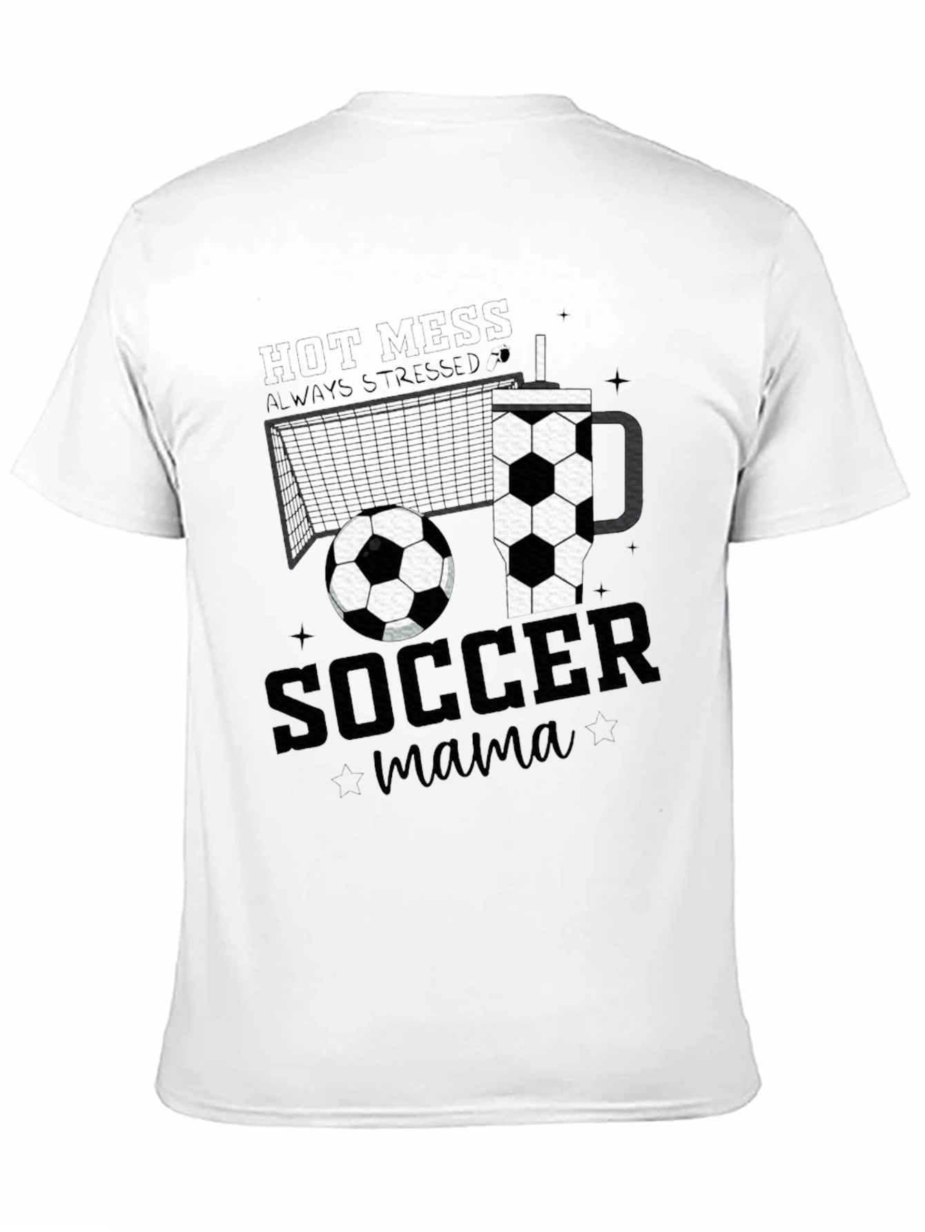 Soccer Mama Graphic Tee - Black