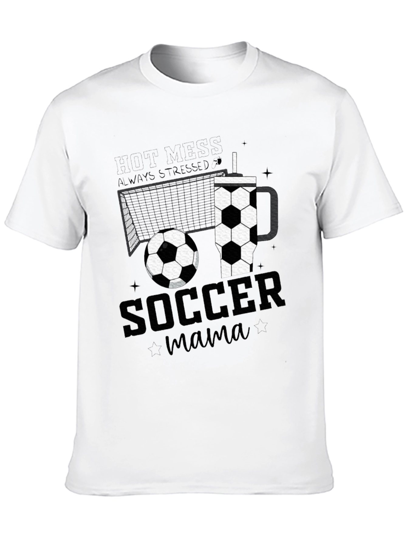 Soccer Mama Graphic Tee - Black
