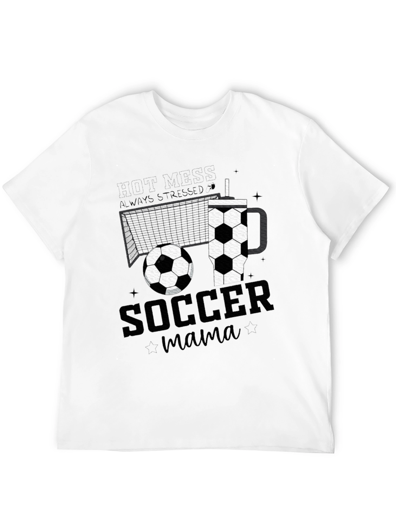 Soccer Mama Graphic Tee - Black