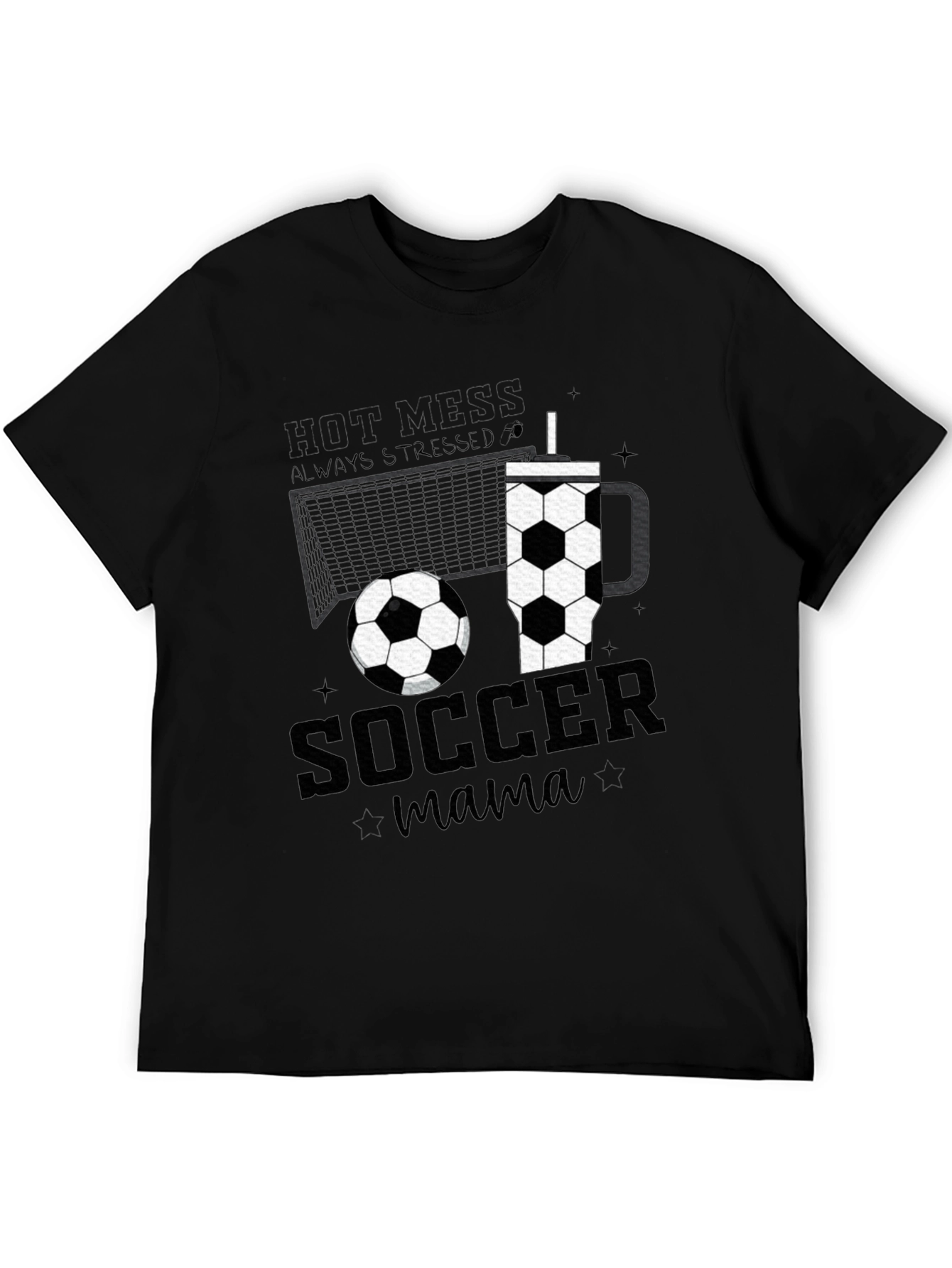 Soccer Mama Graphic Tee - Black