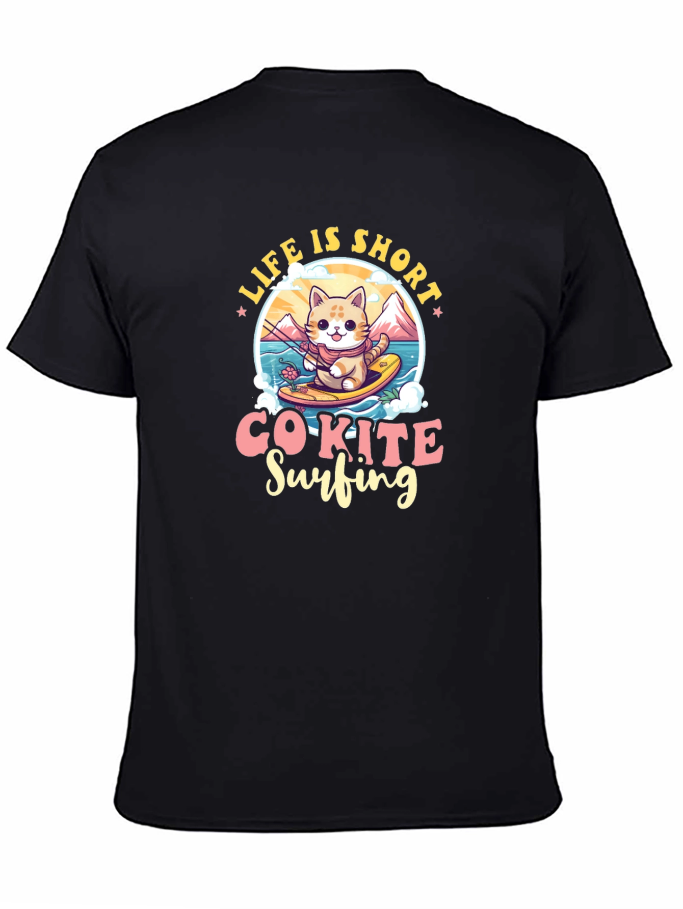 Life is Short Co-Kite Surfing T-Shirt
