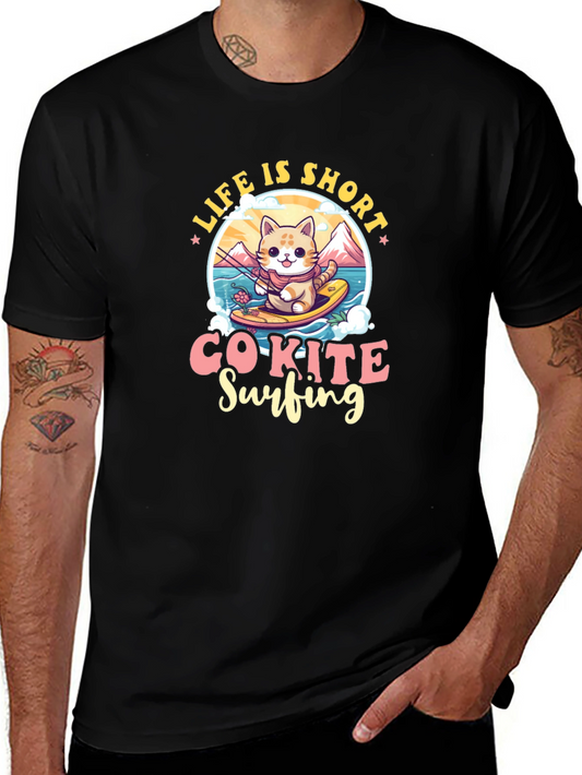 Life is Short Co-Kite Surfing T-Shirt