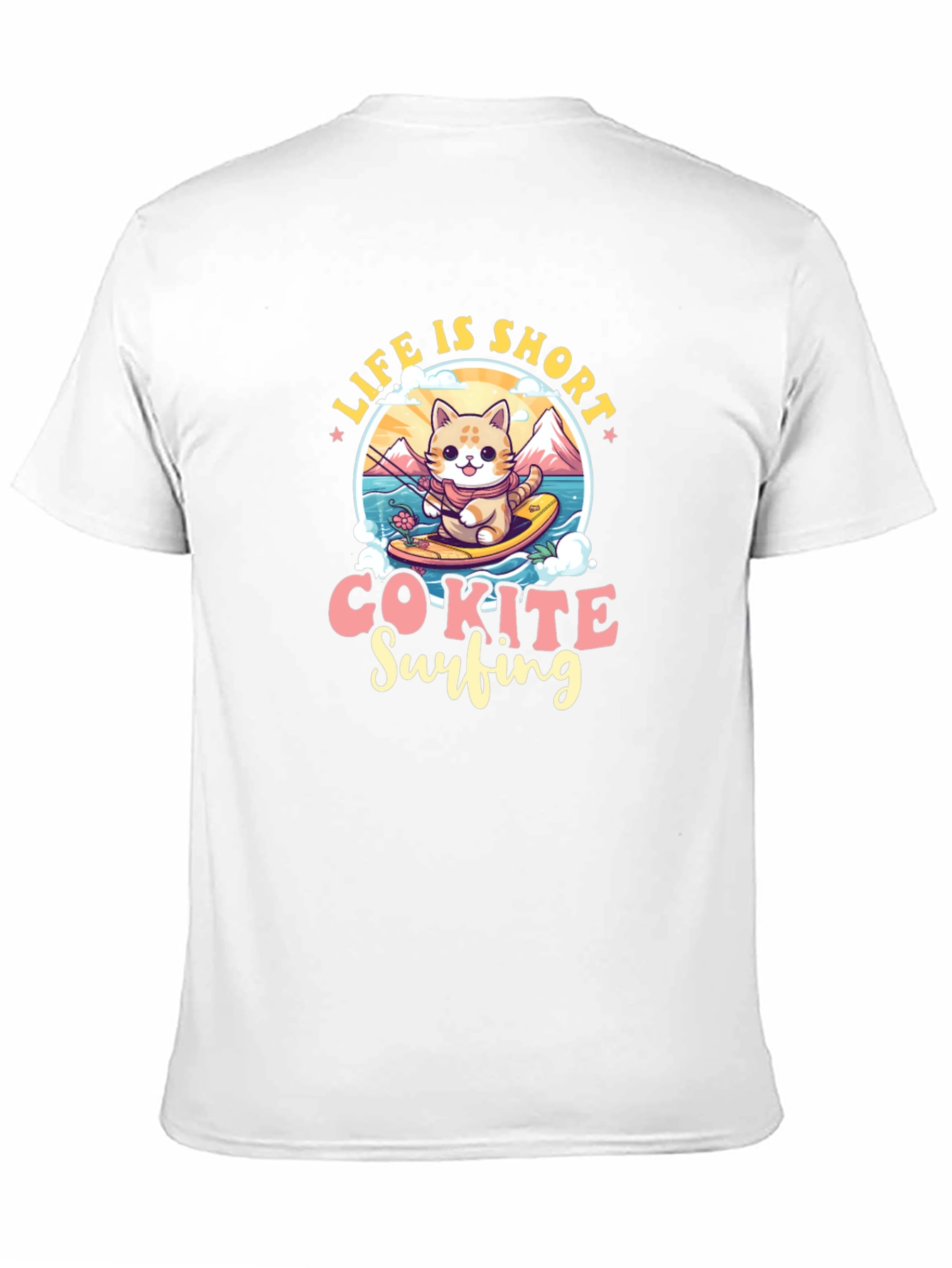 Life is Short Co-Kite Surfing T-Shirt