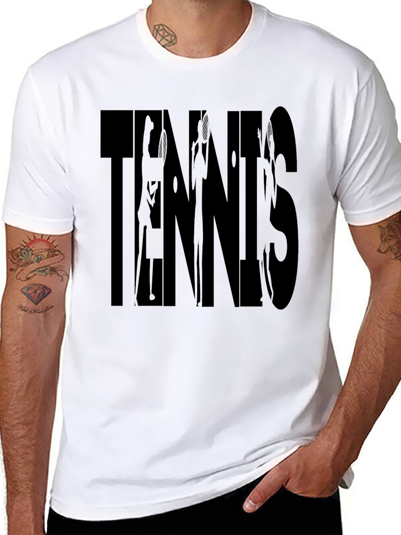 Tennis Graphic T-Shirt - Stylish Sport Tee