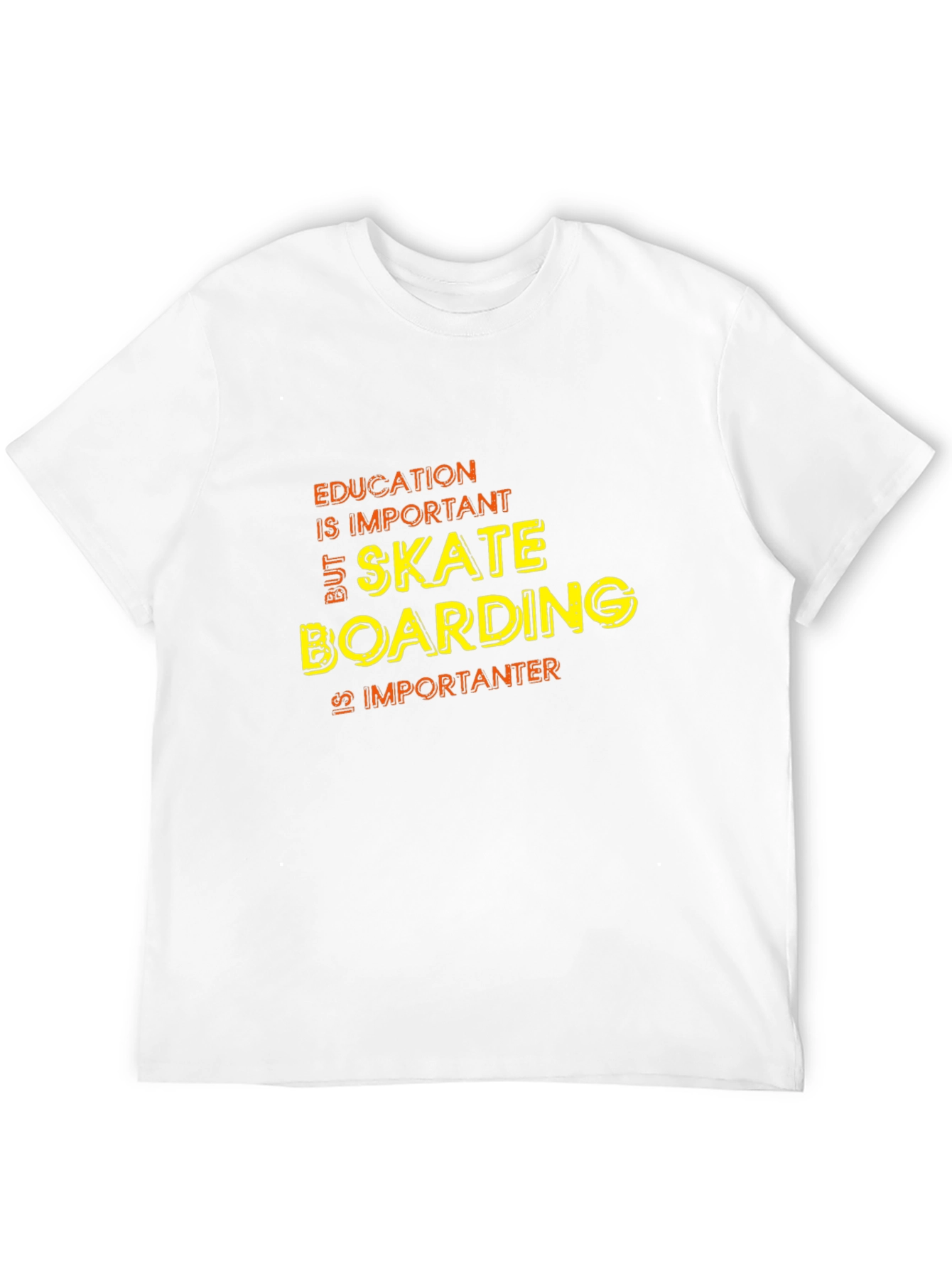 Skateboarding is Importanter T-Shirt - Black