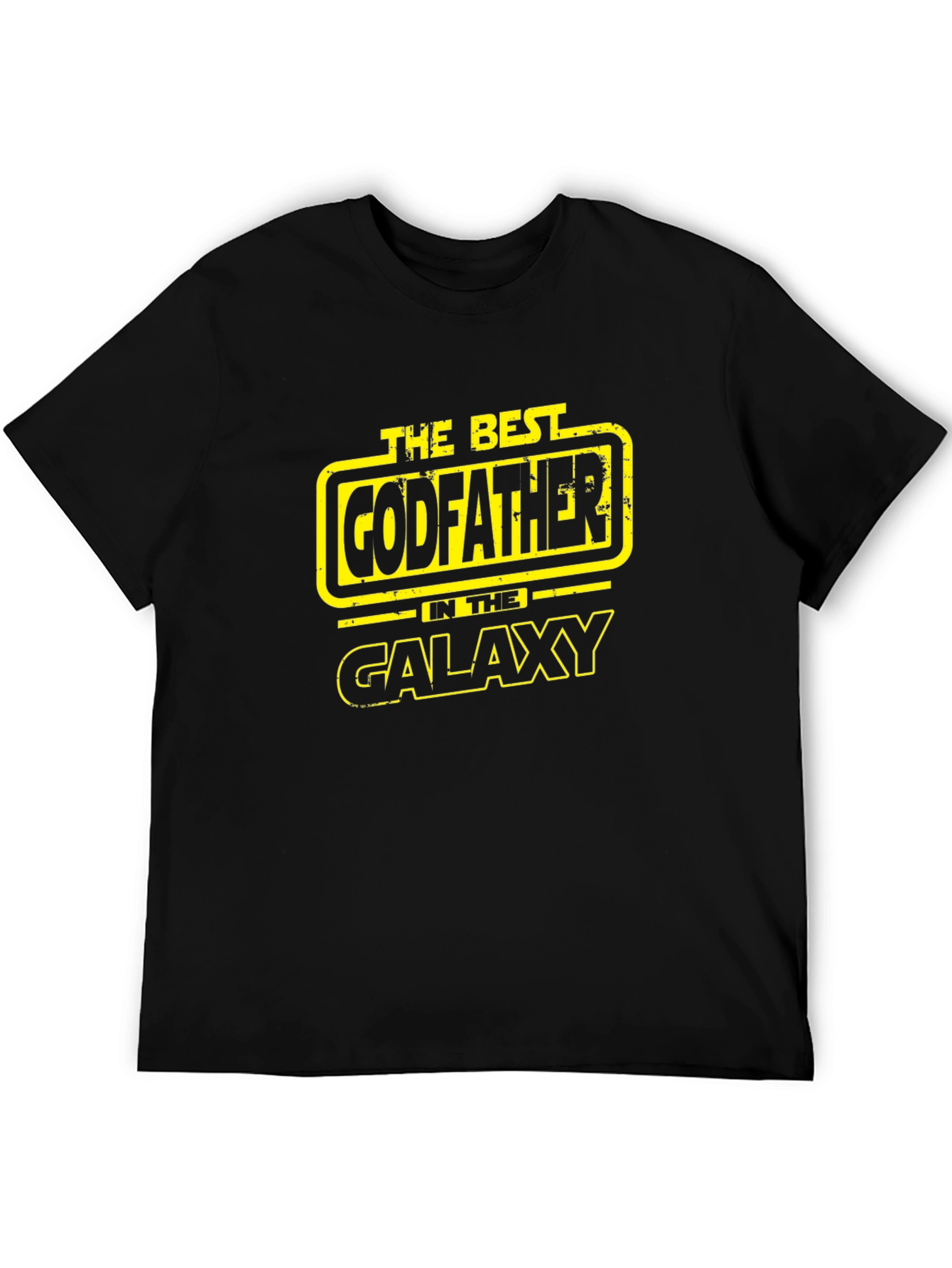 The Best Godfather in the Galaxy Black T-Shirt