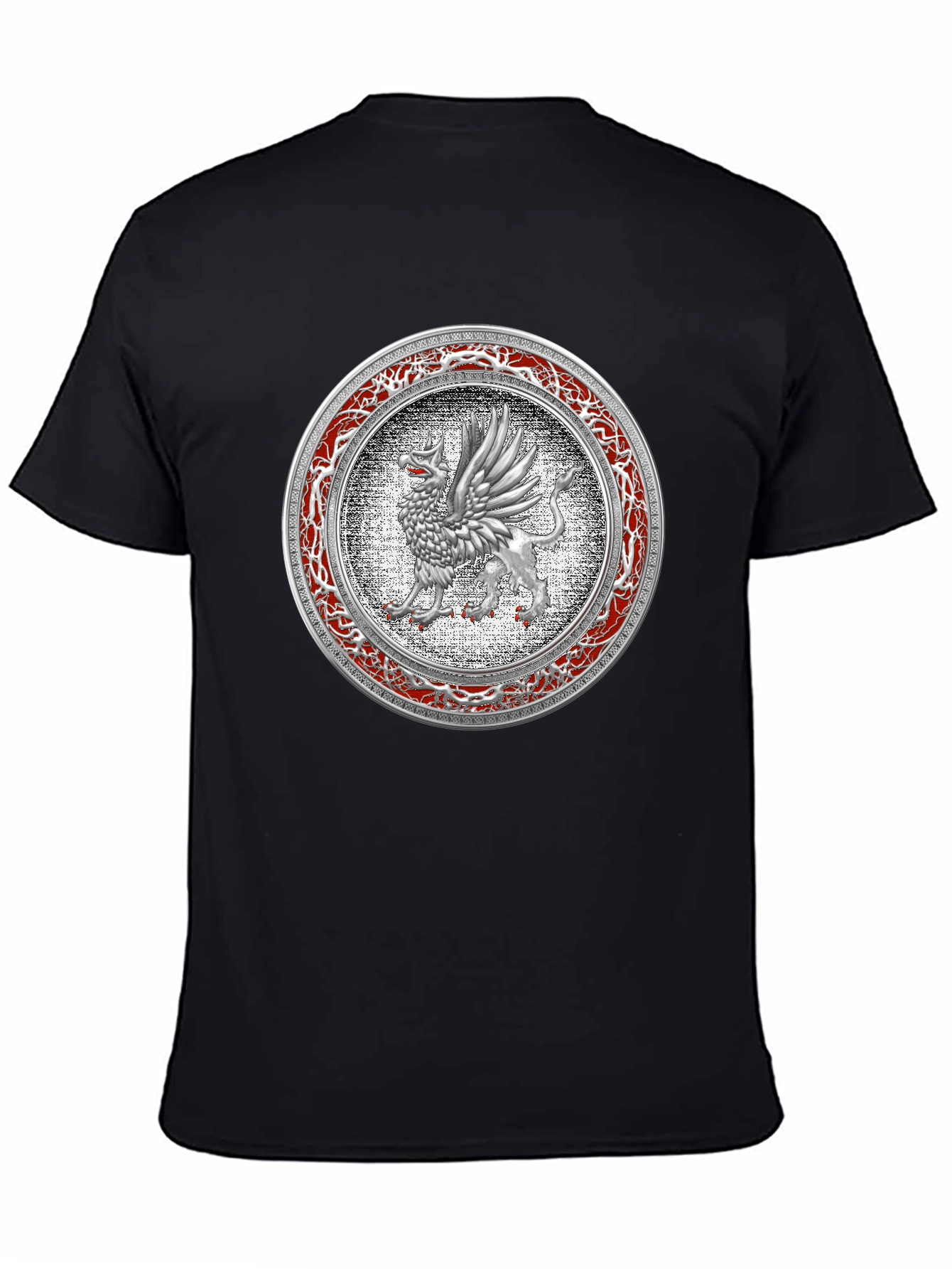 Griffin Shield Graphic T-Shirt - Black