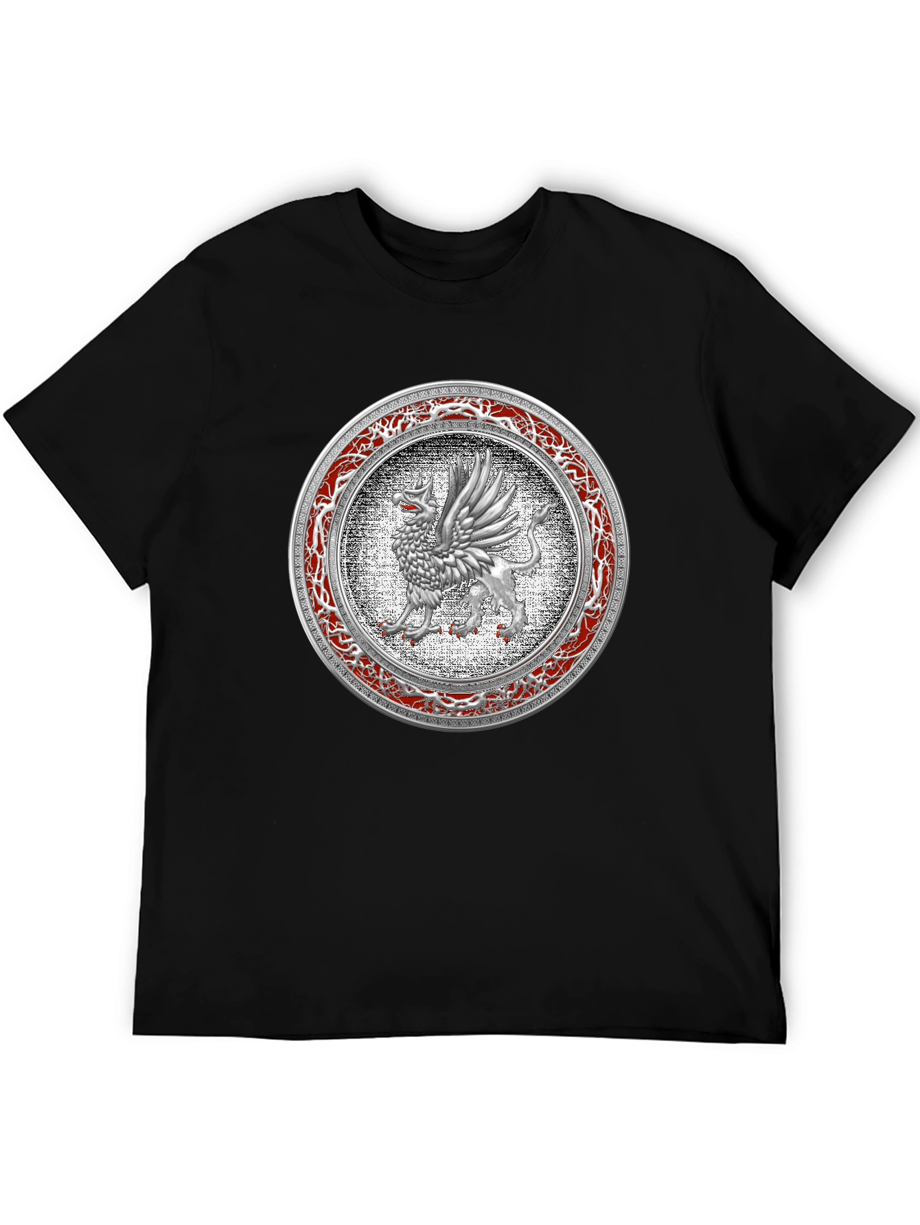 Griffin Shield Graphic T-Shirt - Black