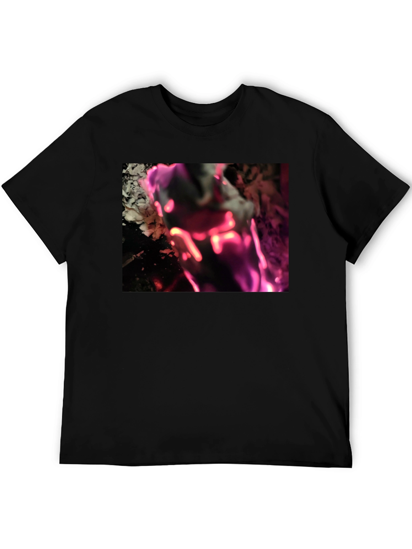 Abstract Graphic Tee - Modern Black T-Shirt