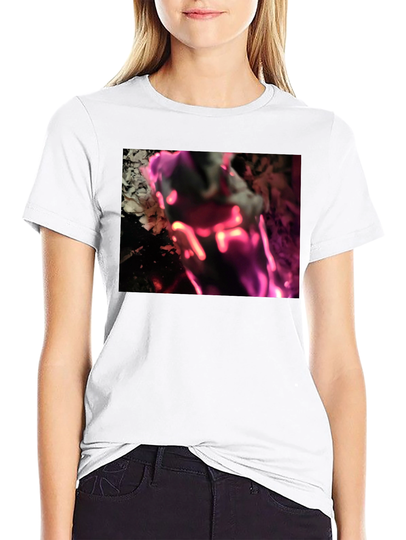 Abstract Graphic Tee - Modern Black T-Shirt