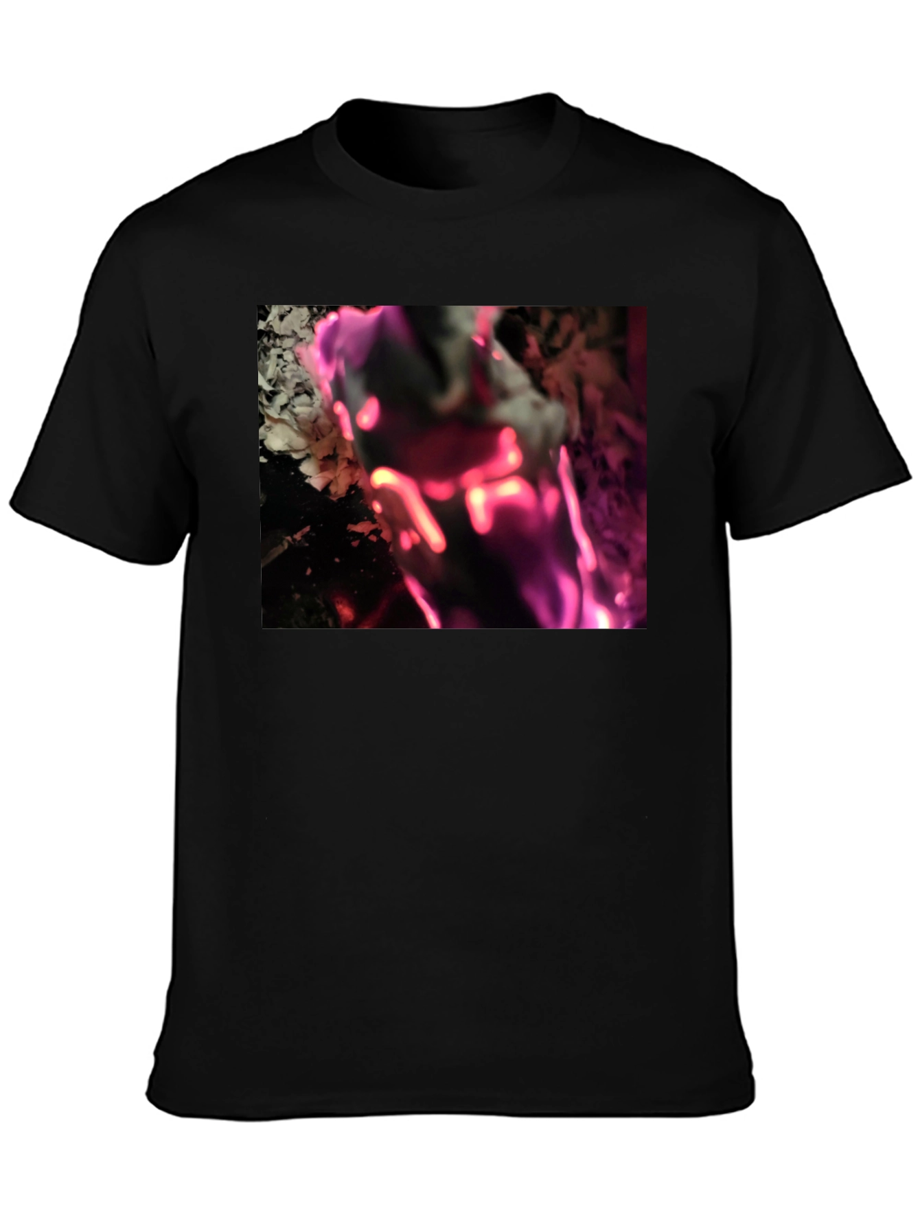 Abstract Graphic Tee - Modern Black T-Shirt