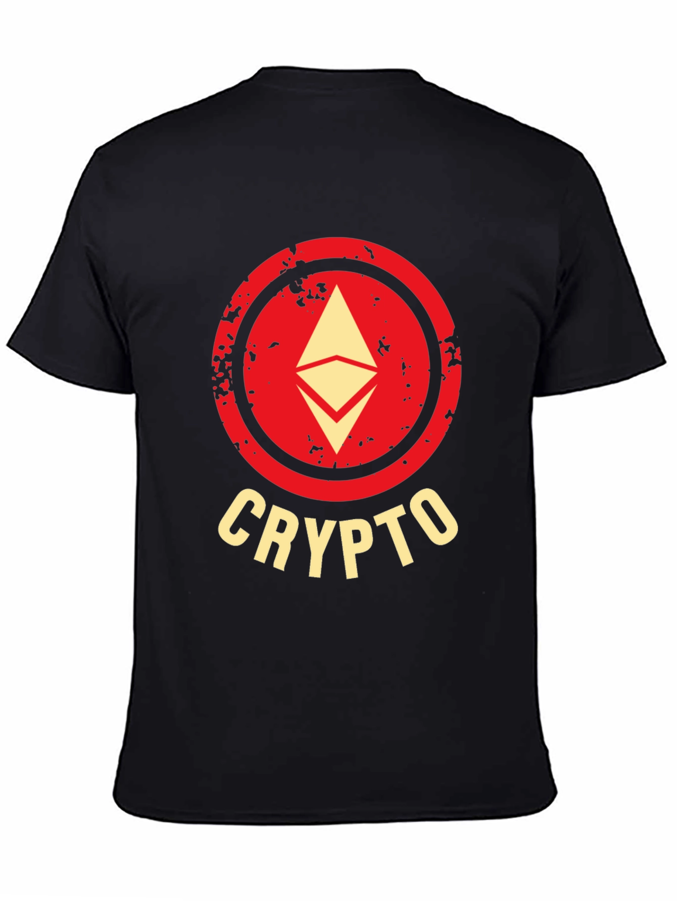Crypto Ethereum Logo Black T-Shirt