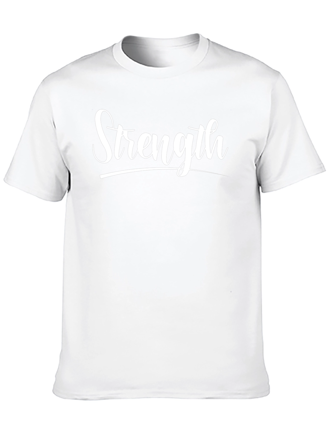 Strength Graphic Print Black T-Shirt