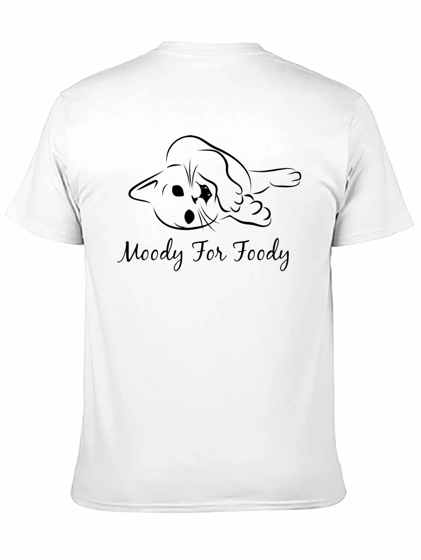 Moody For Foody Black T-Shirt