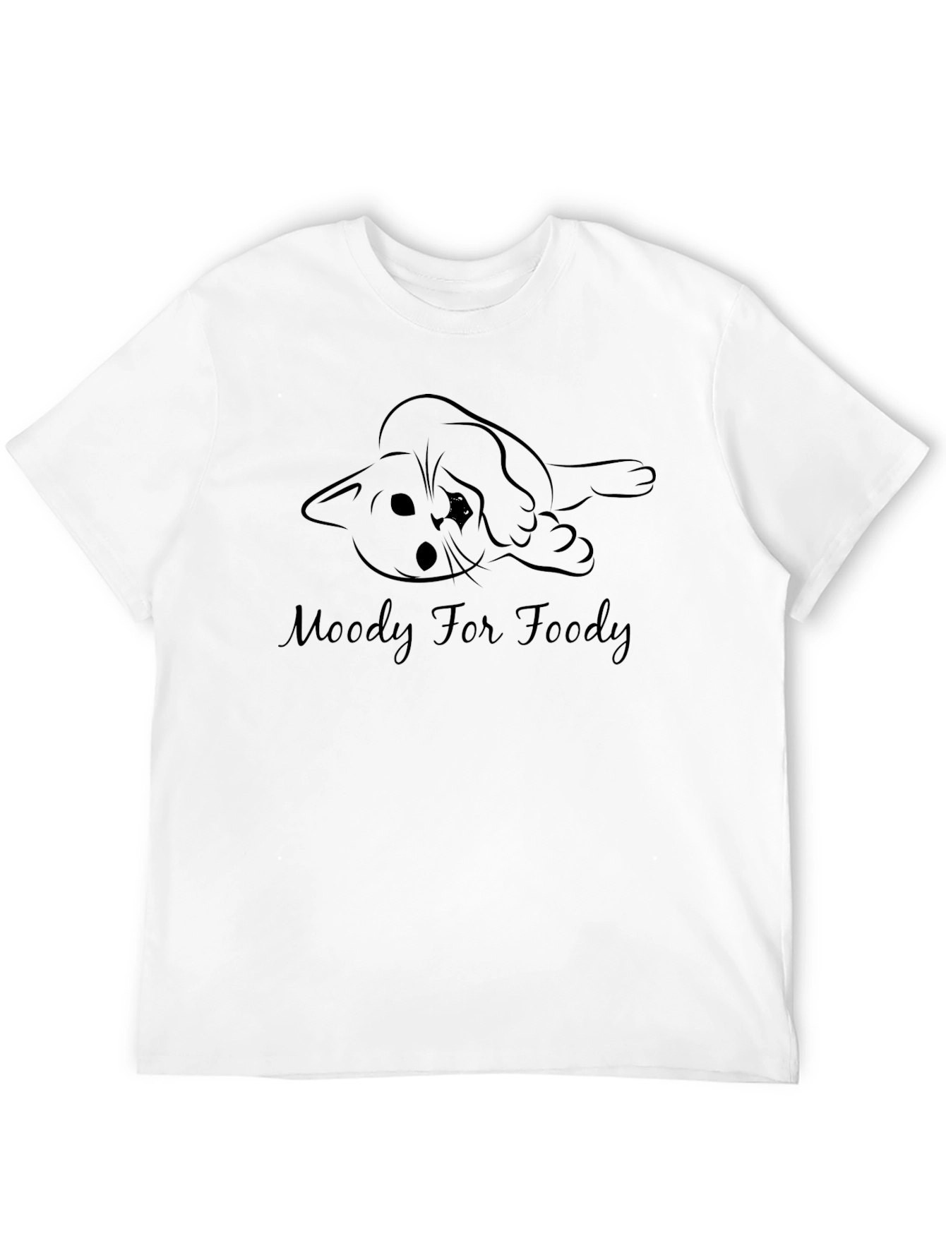 Moody For Foody Black T-Shirt