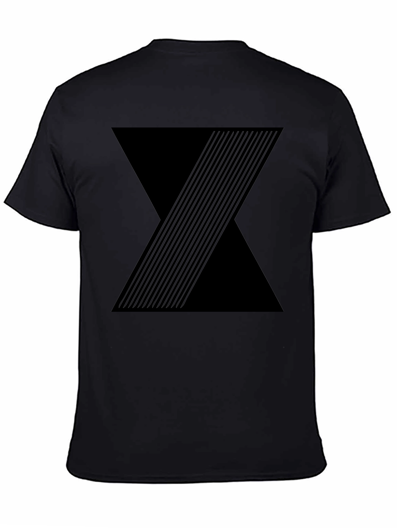 Geometric Black T-Shirt