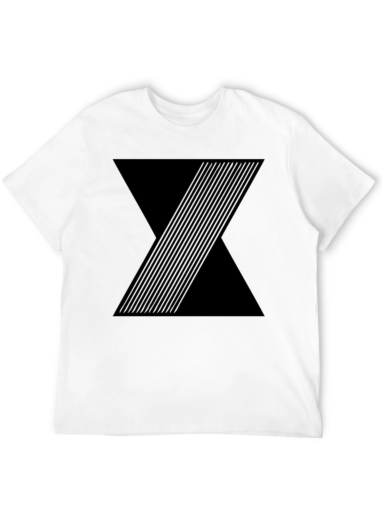 Geometric Black T-Shirt