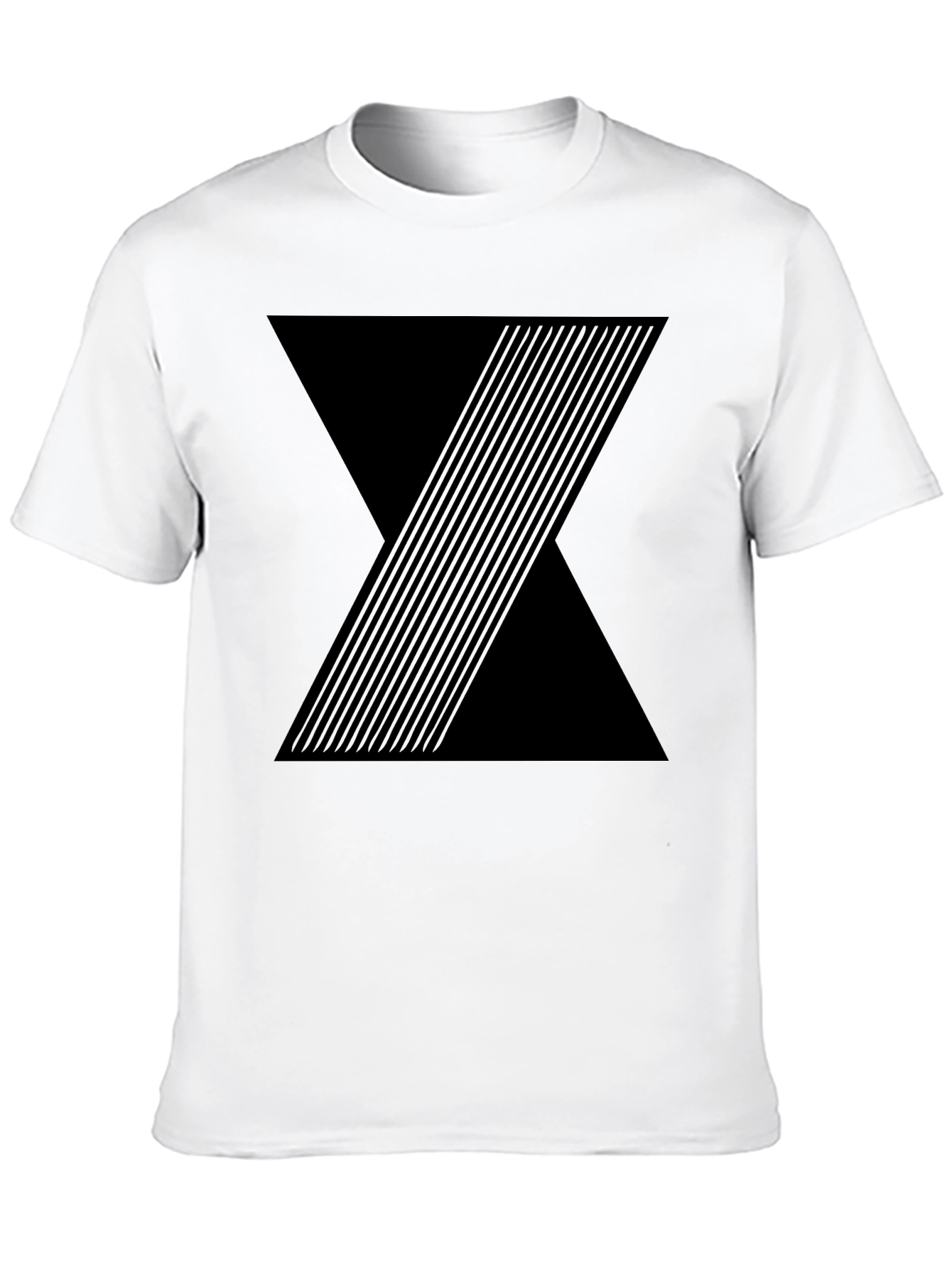 Geometric Black T-Shirt