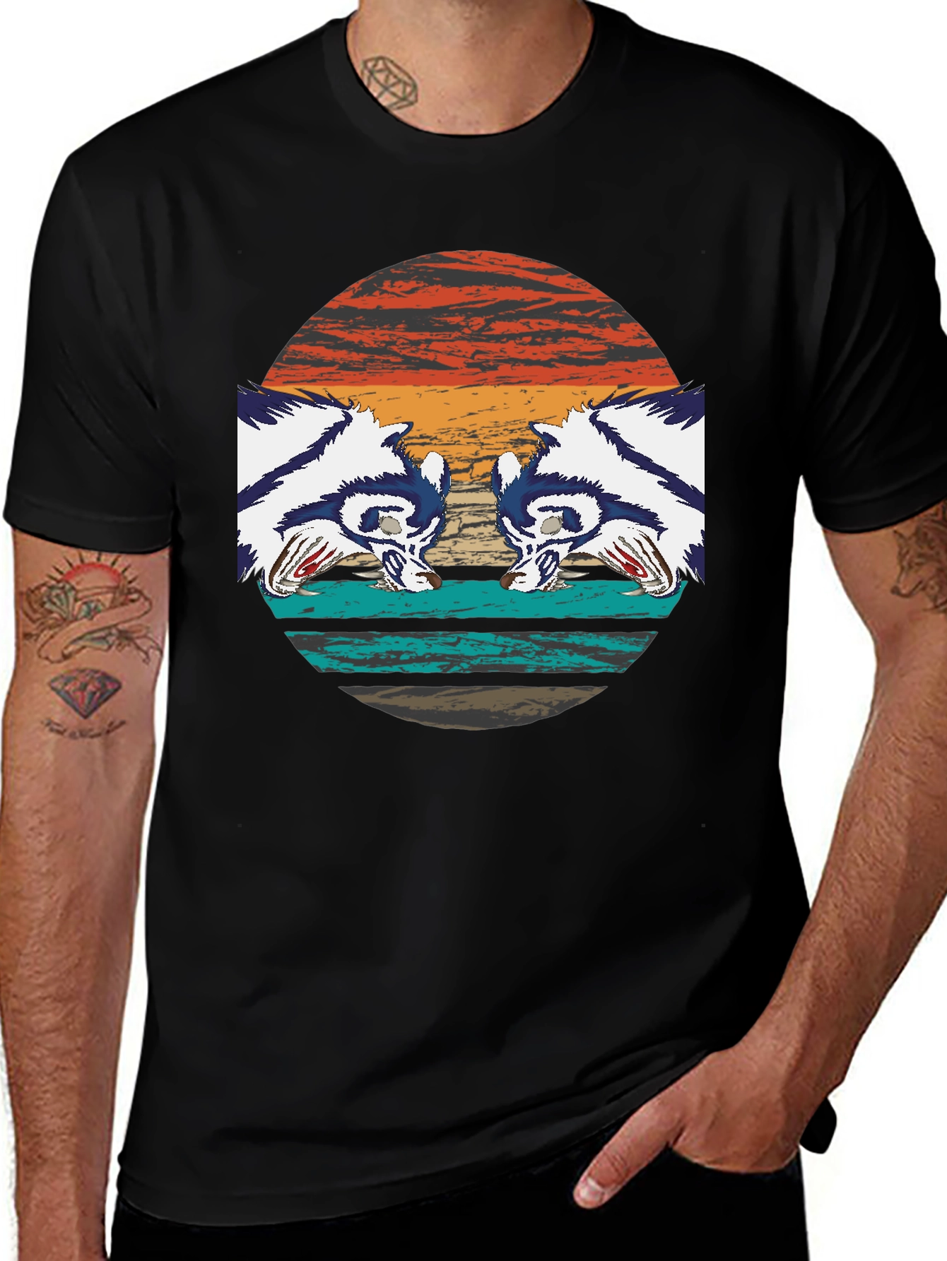 Retro Raccoon T-Shirt