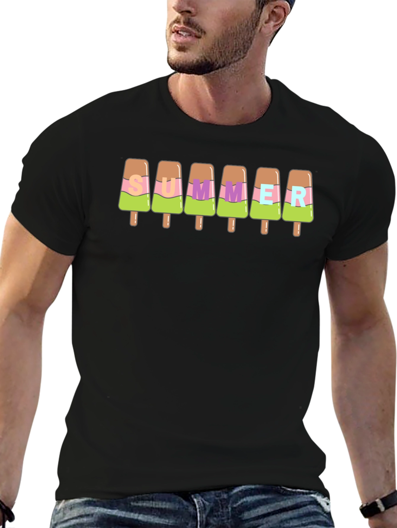 Summer Popsicle Graphic Tee - Fun & Casual