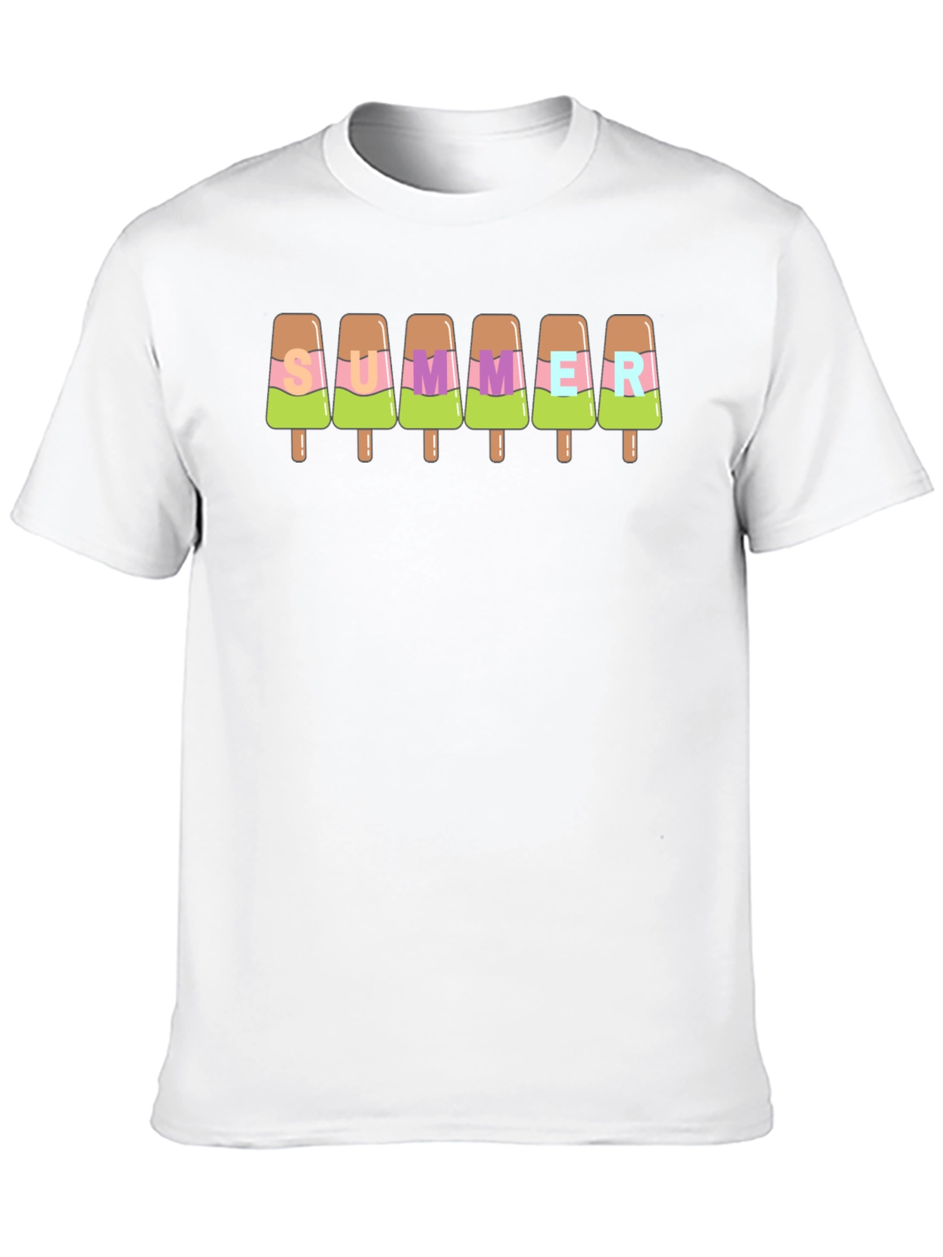 Summer Popsicle Graphic Tee - Fun & Casual