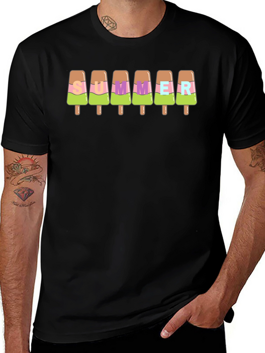 Summer Popsicle Graphic Tee - Fun & Casual