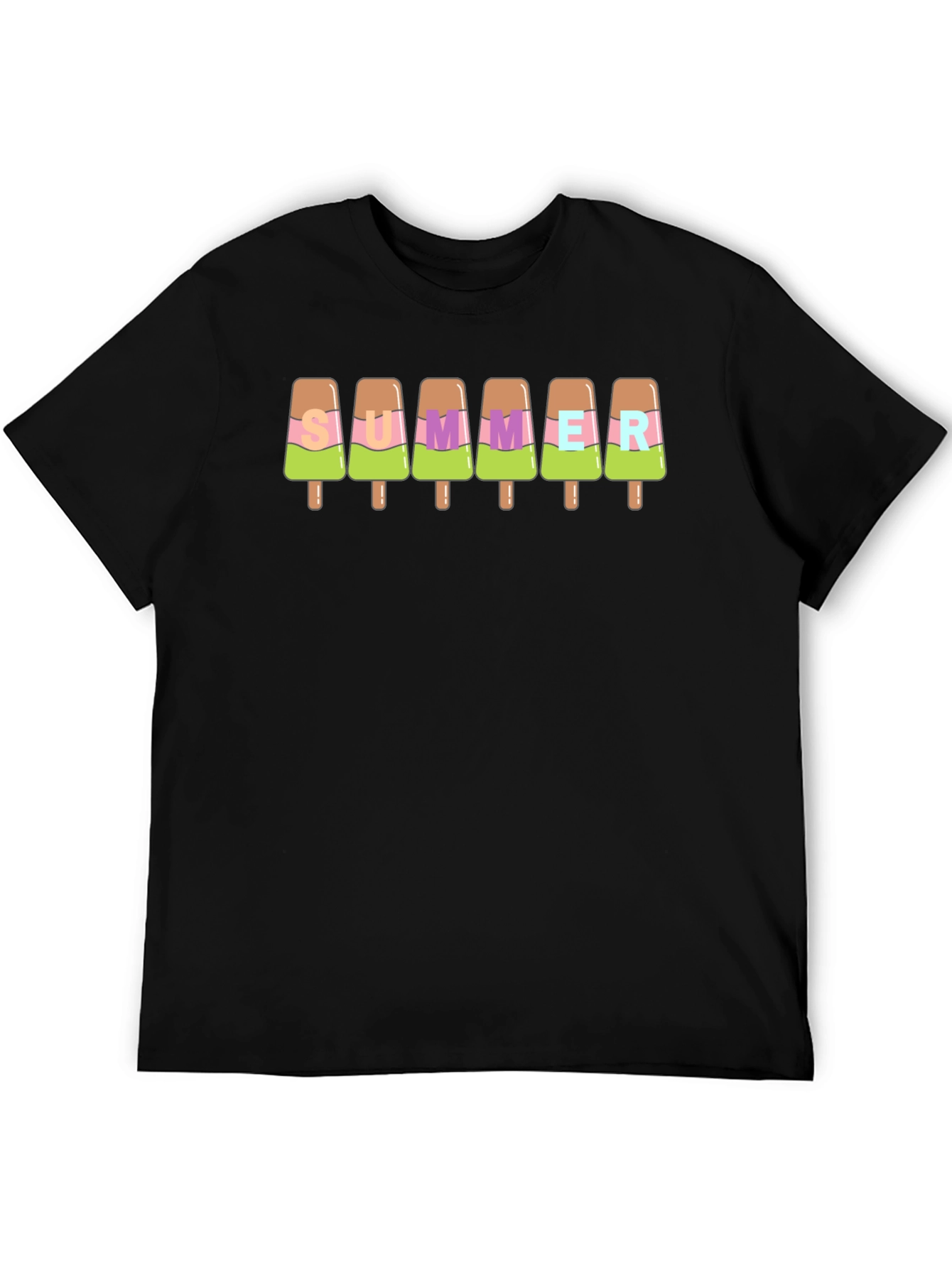 Summer Popsicle Graphic Tee - Fun & Casual
