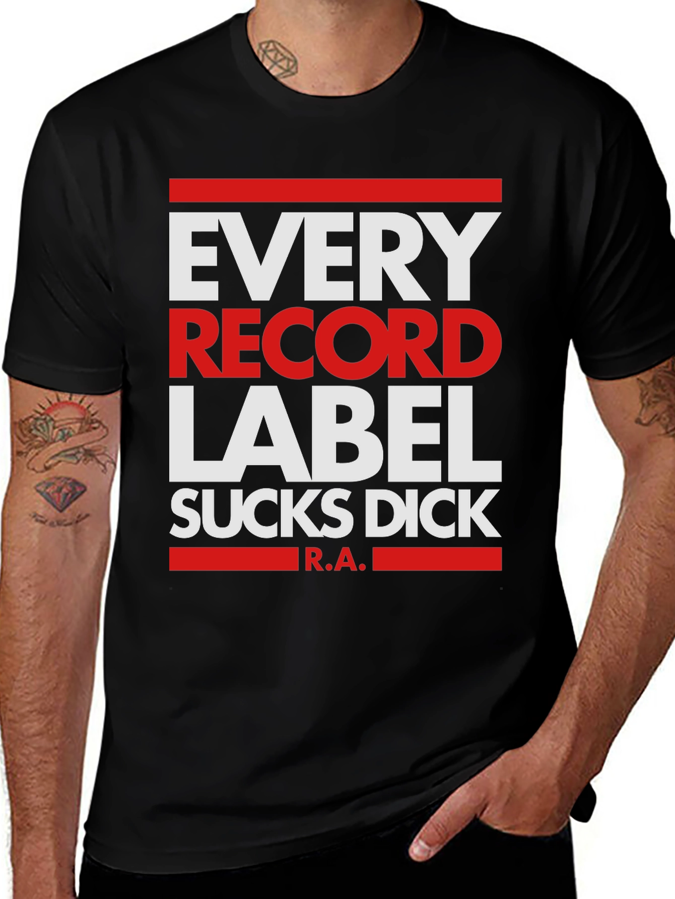 Every Record Label Sucks Dick T-Shirt