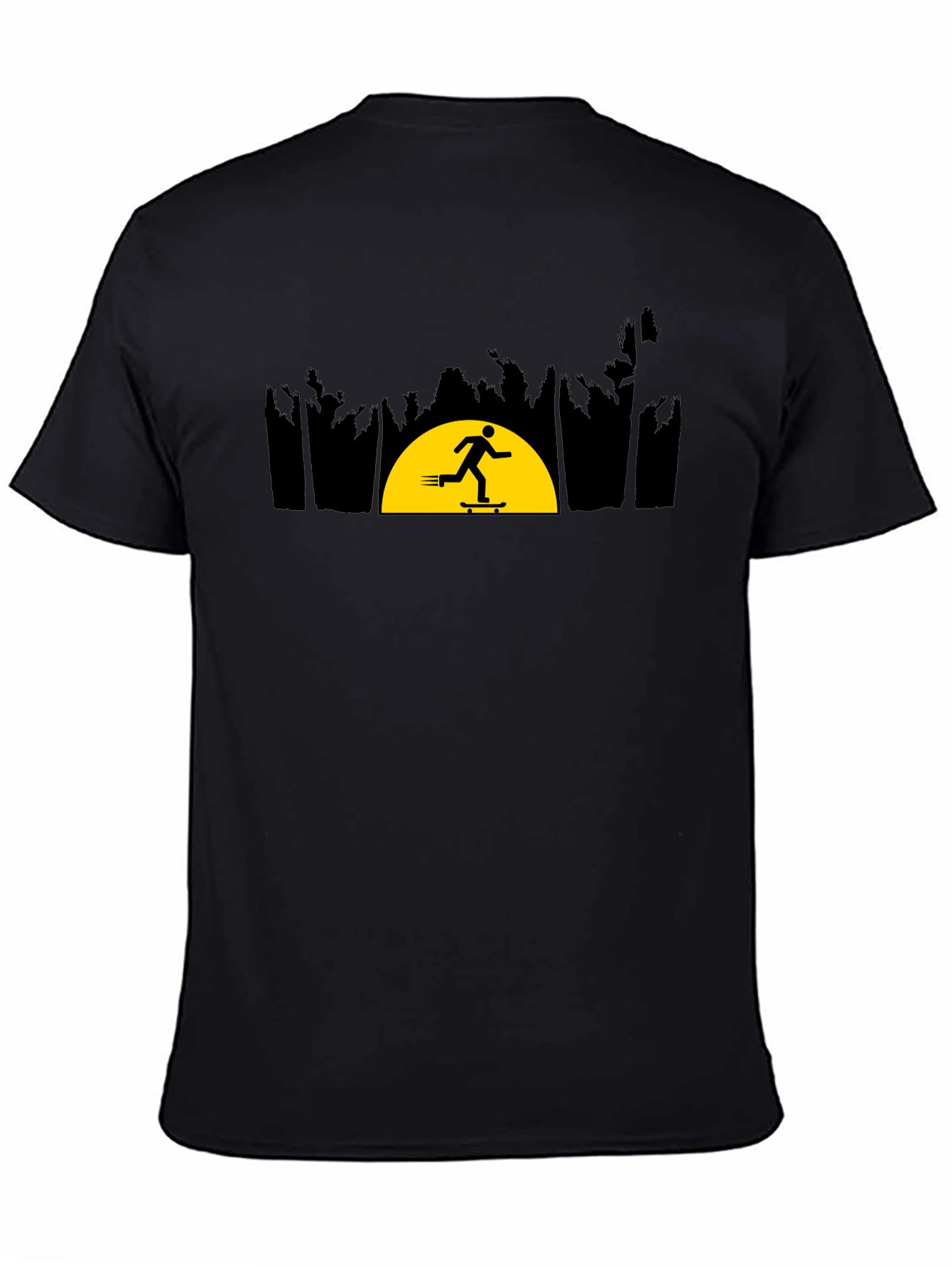Skateboarder Sunset Graphic Tee