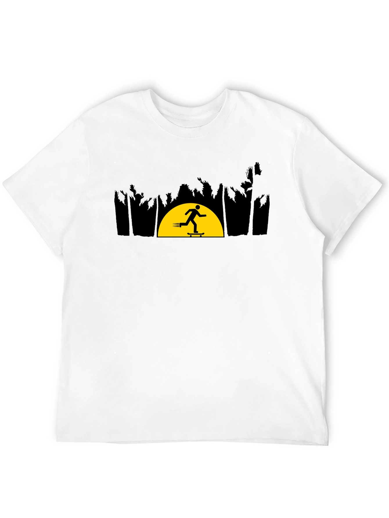 Skateboarder Sunset Graphic Tee