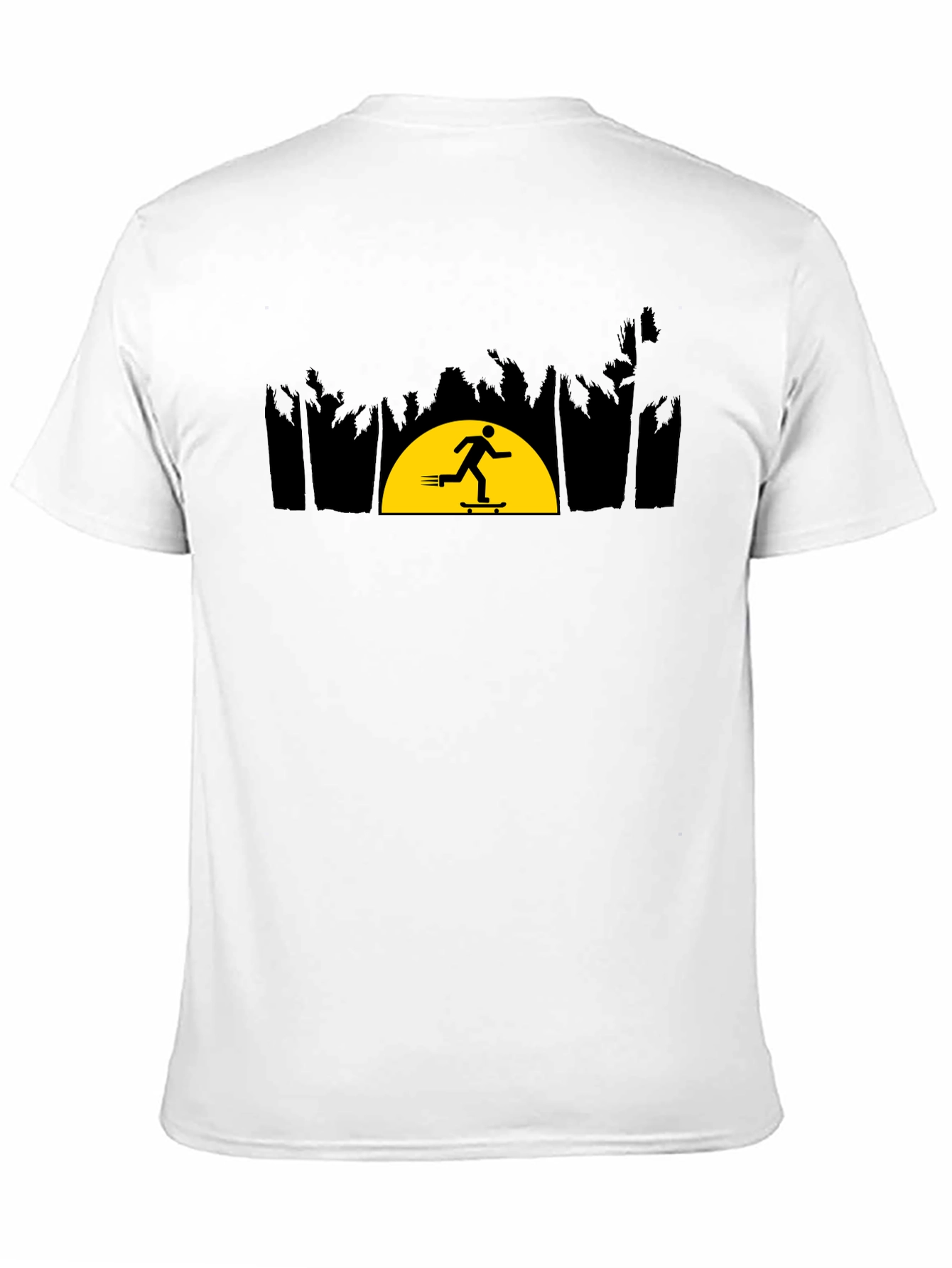 Skateboarder Sunset Graphic Tee
