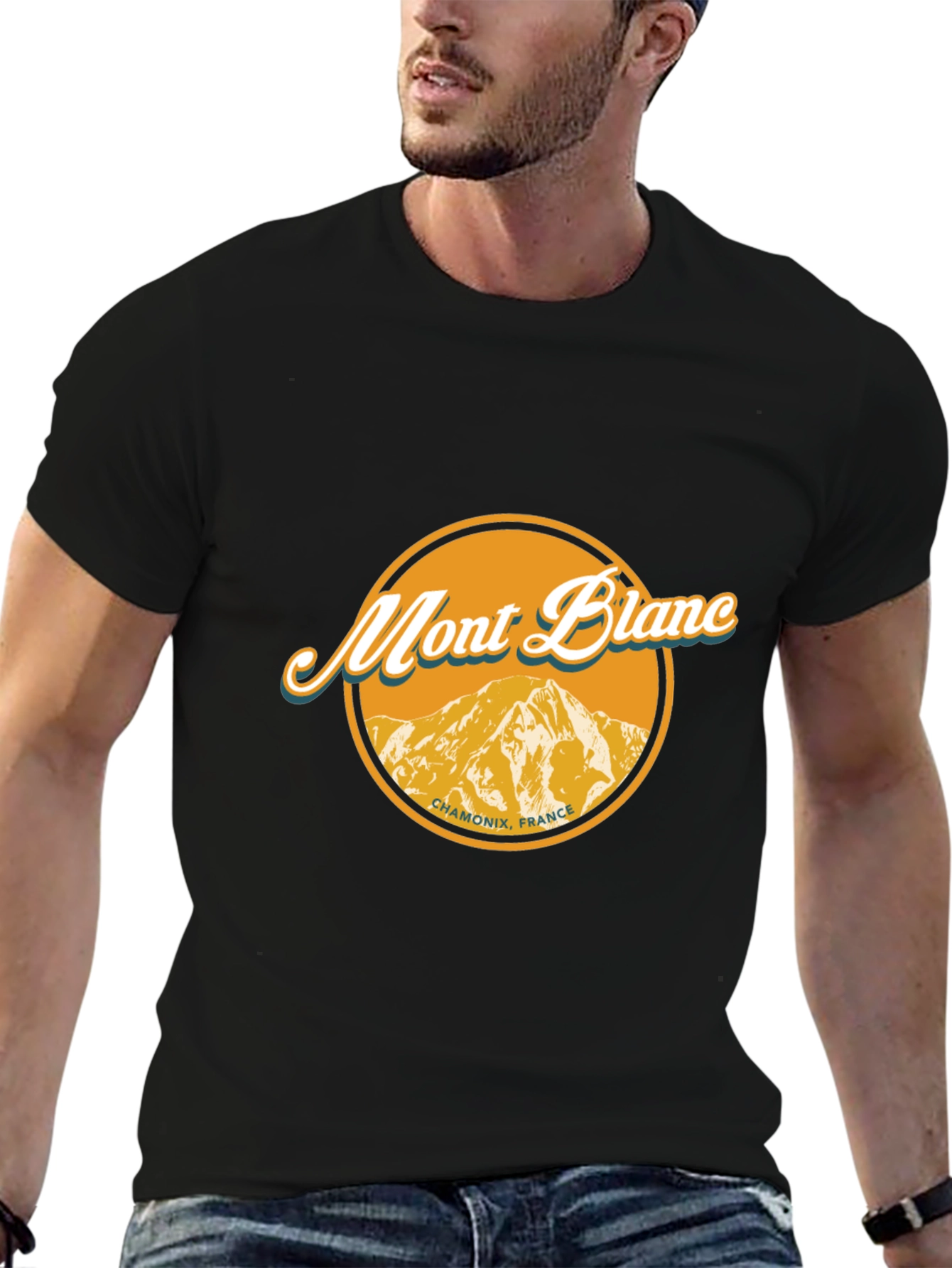 Mont Blanc Graphic T-Shirt - Chamonix France