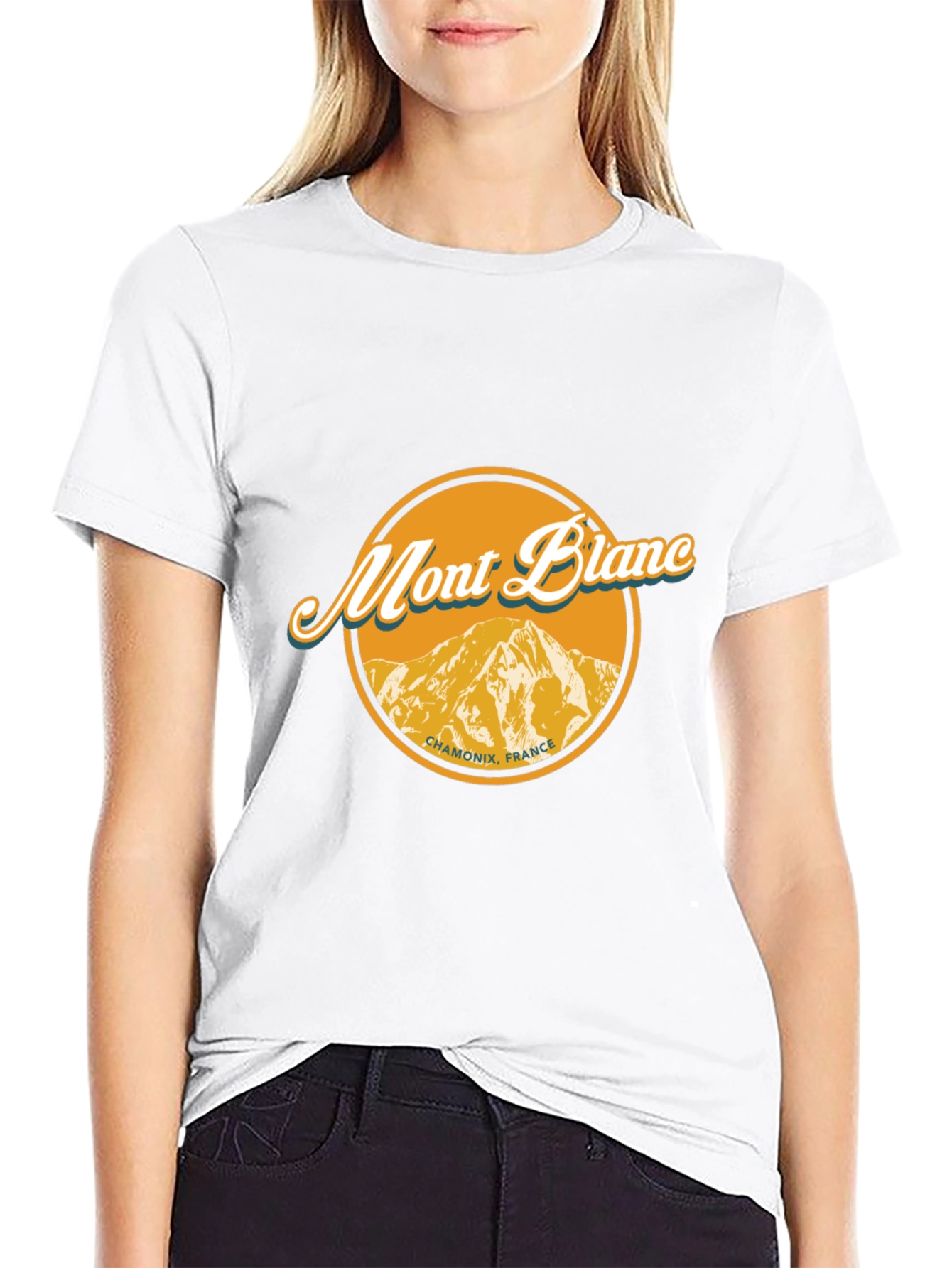 Mont Blanc Graphic T-Shirt - Chamonix France