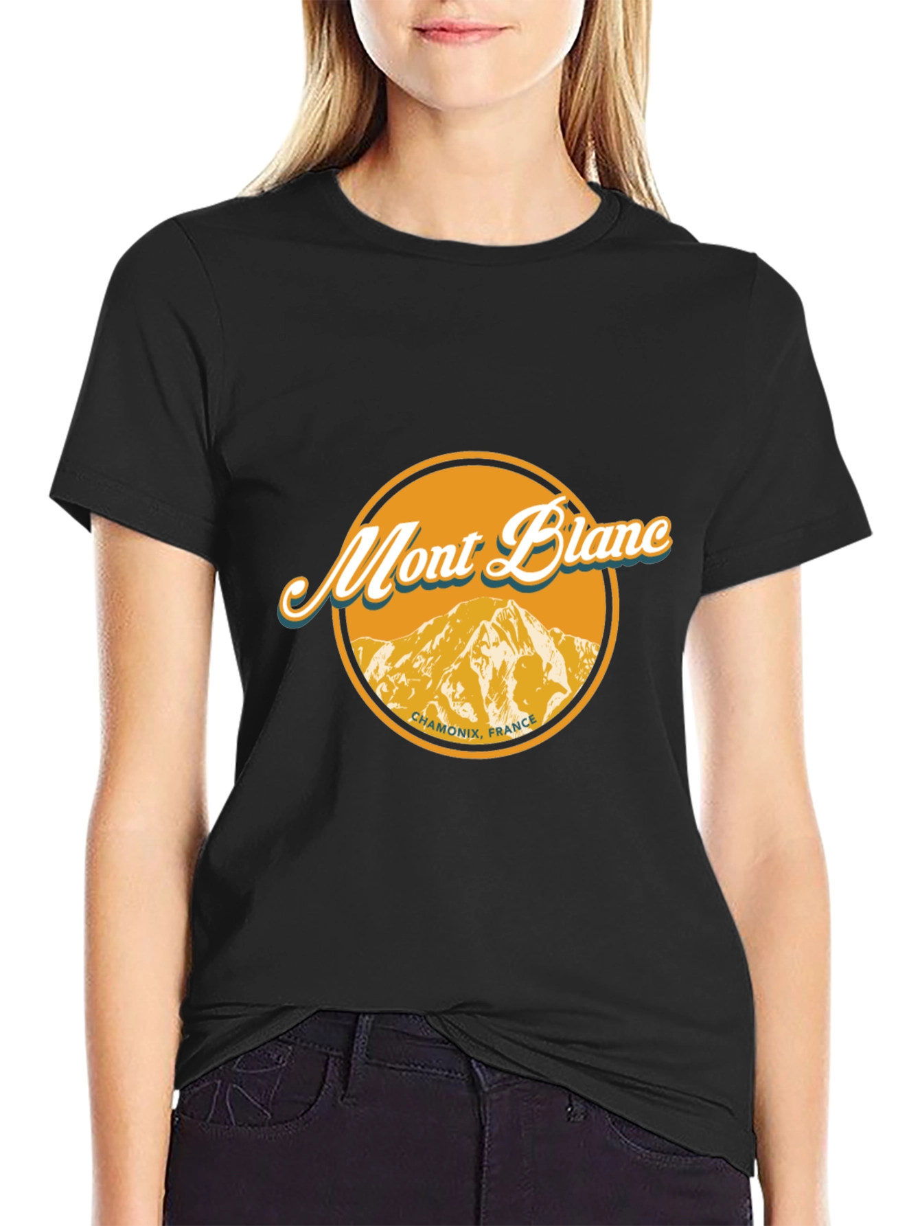 Mont Blanc Graphic T-Shirt - Chamonix France
