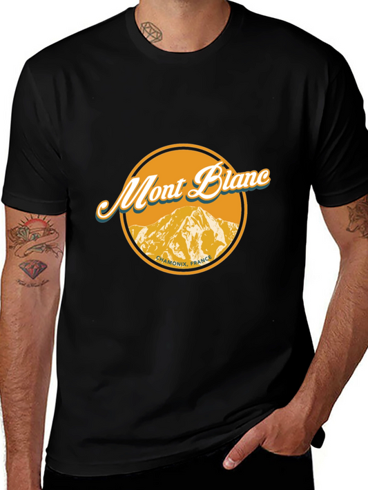 Mont Blanc Graphic T-Shirt - Chamonix France