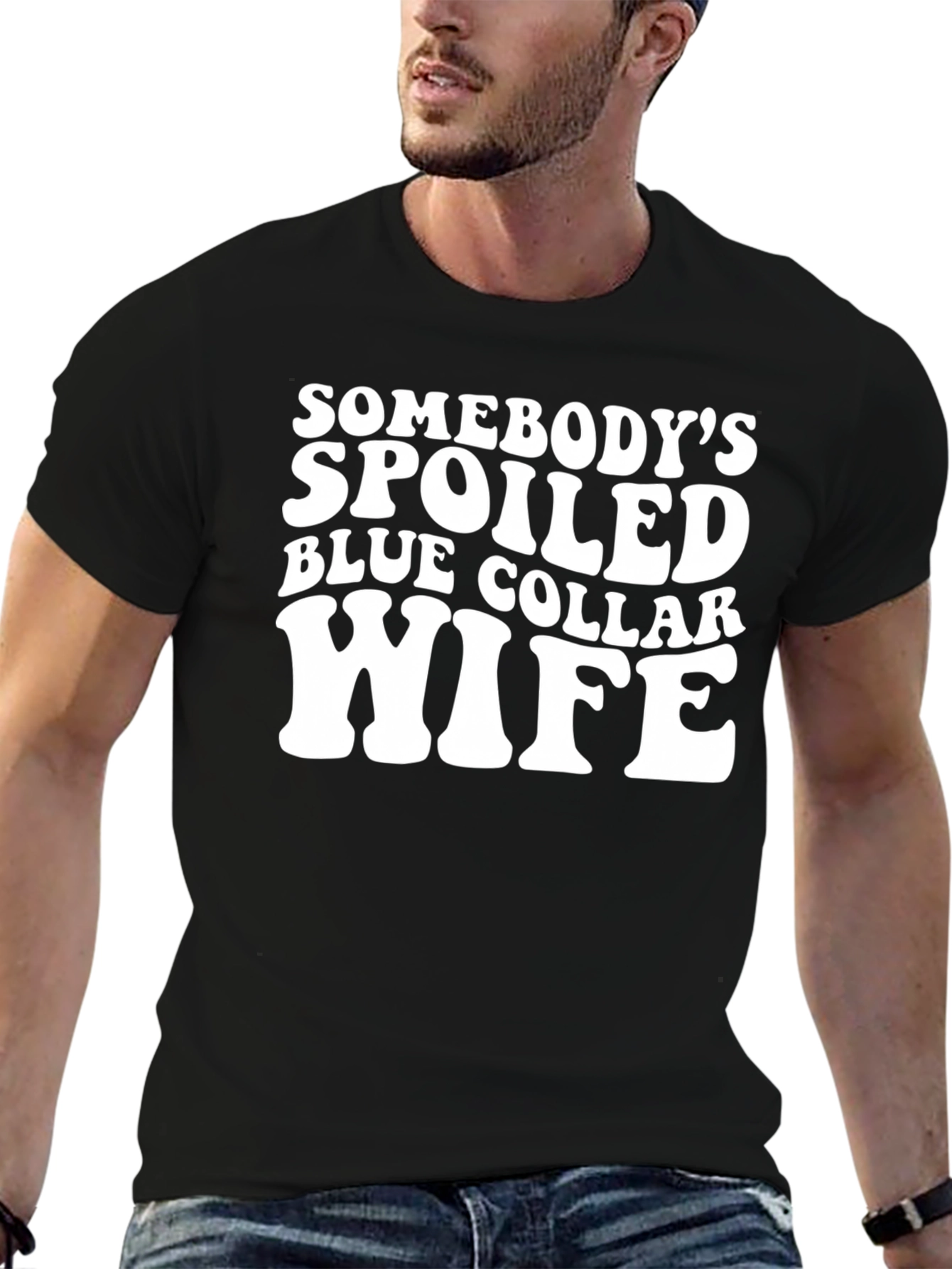 Spoiled Wife Graphic T-Shirt