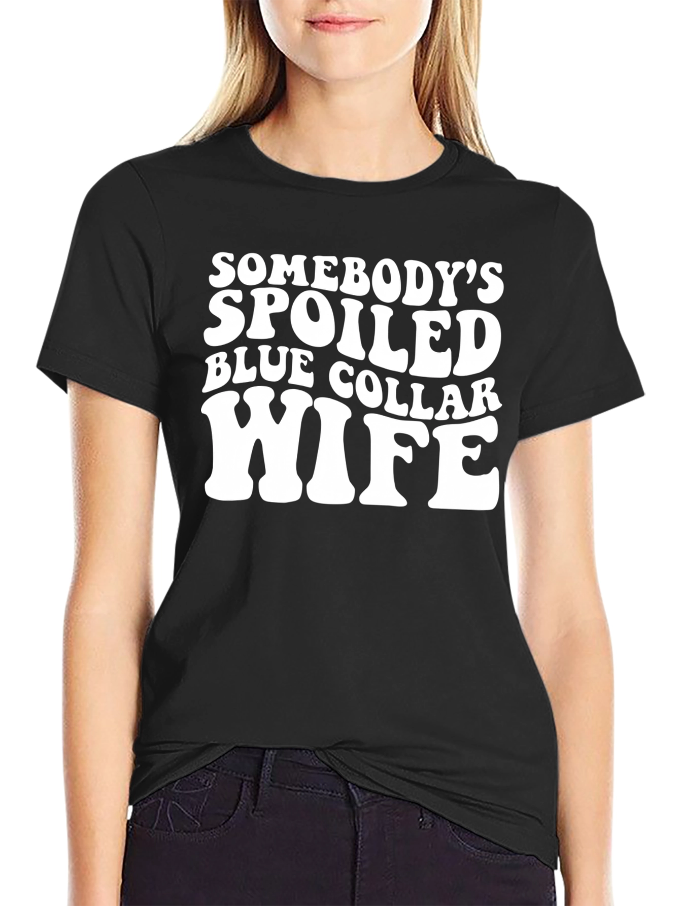 Spoiled Wife Graphic T-Shirt