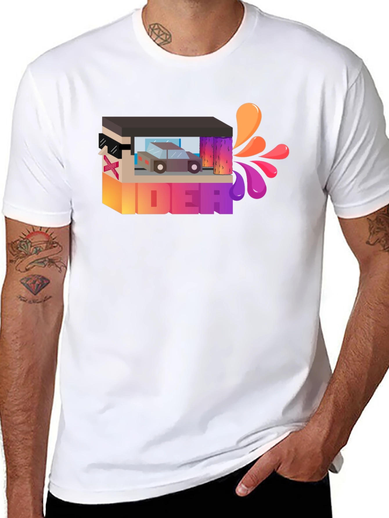 Trendy Car Wash T-Shirt - Stylish Graphic Tee