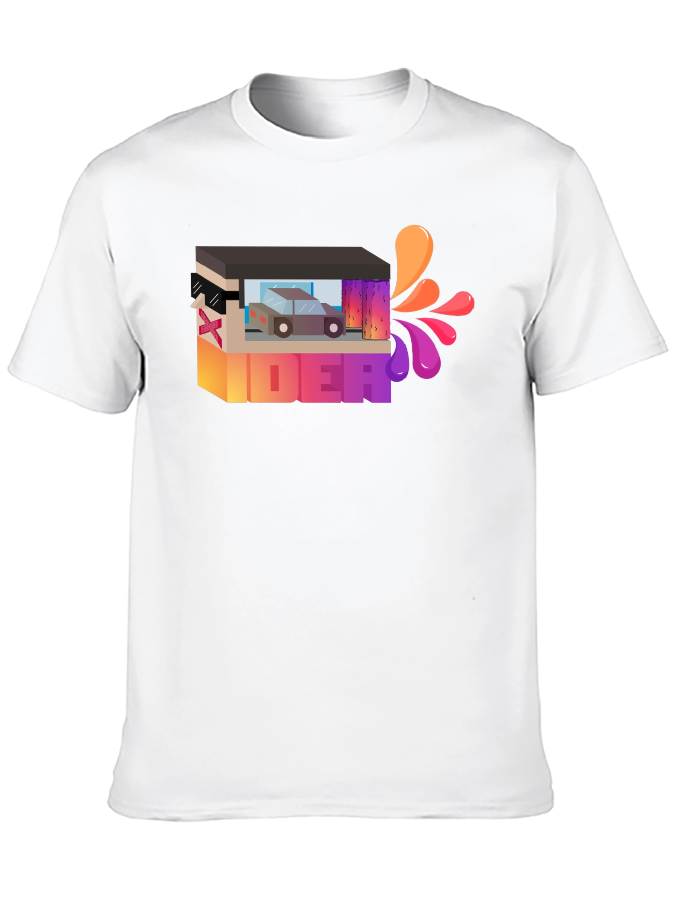 Trendy Car Wash T-Shirt - Stylish Graphic Tee