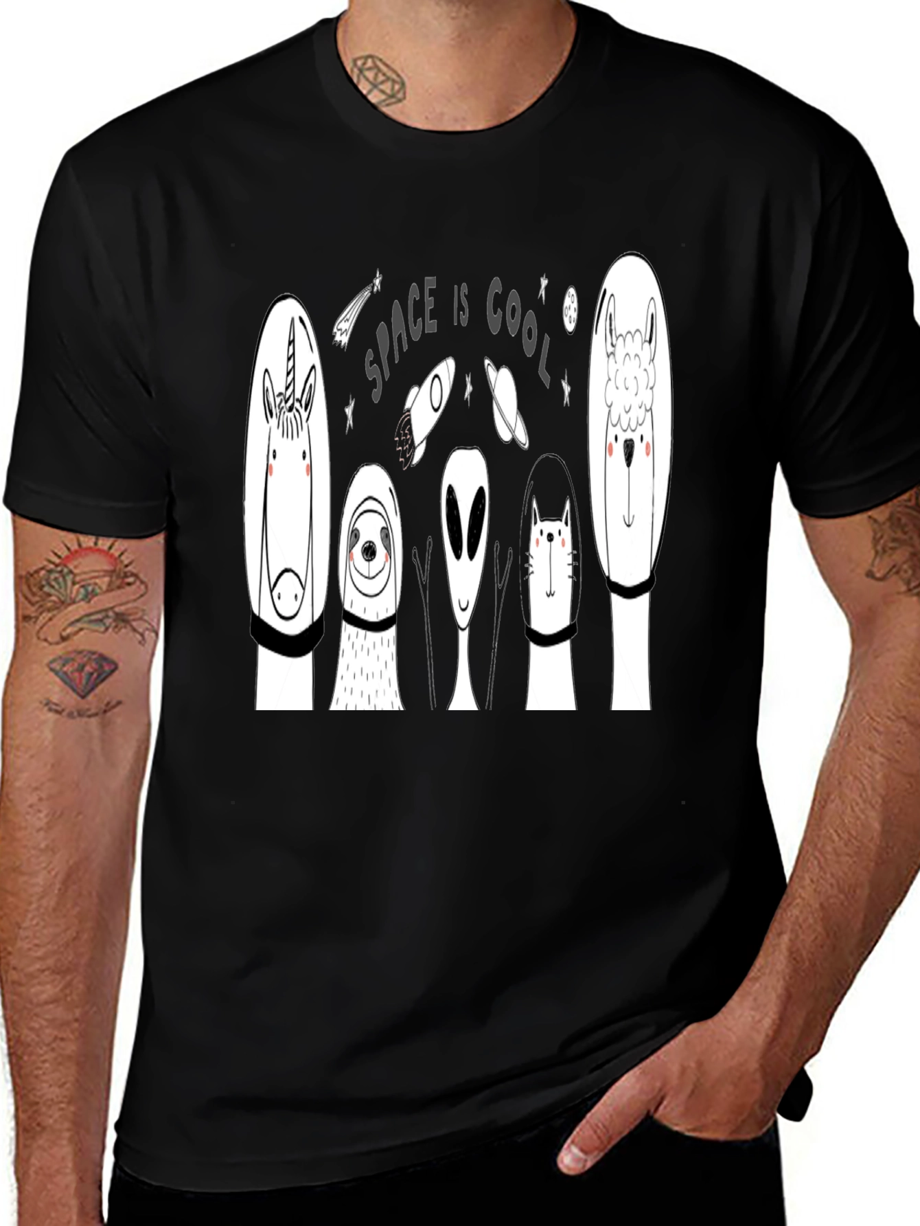 Space Is Cool Graphic Tee
