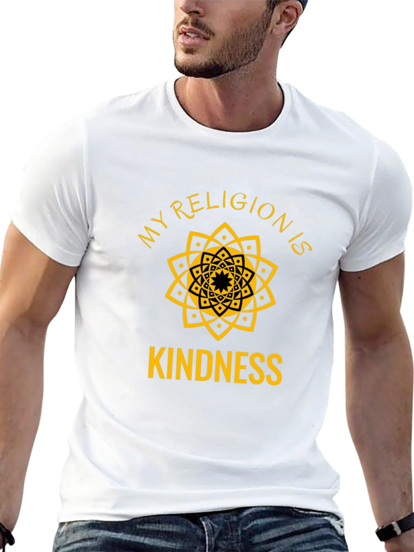 My Religion is Kindness Graphic T-Shirt