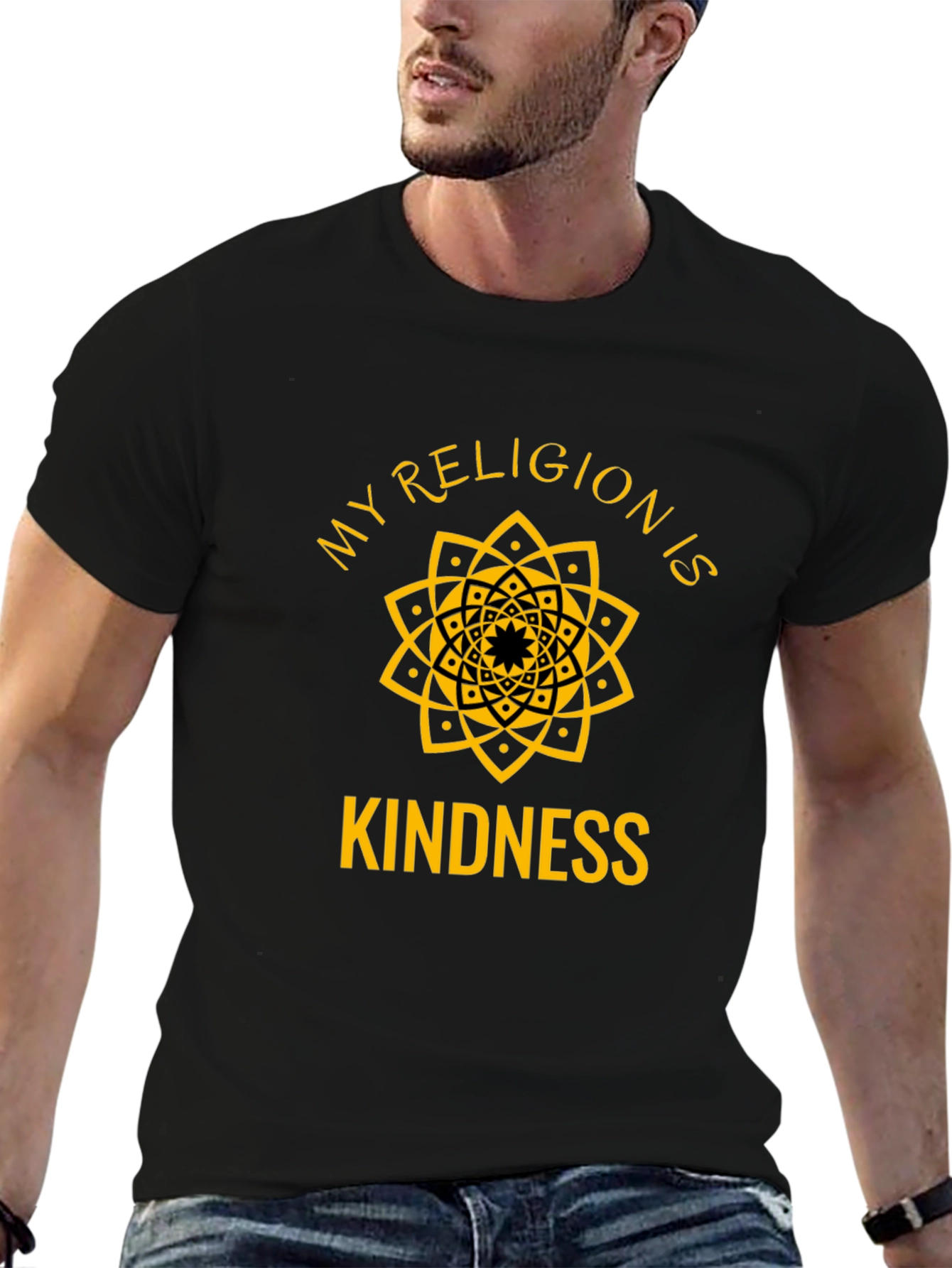 My Religion is Kindness Graphic T-Shirt