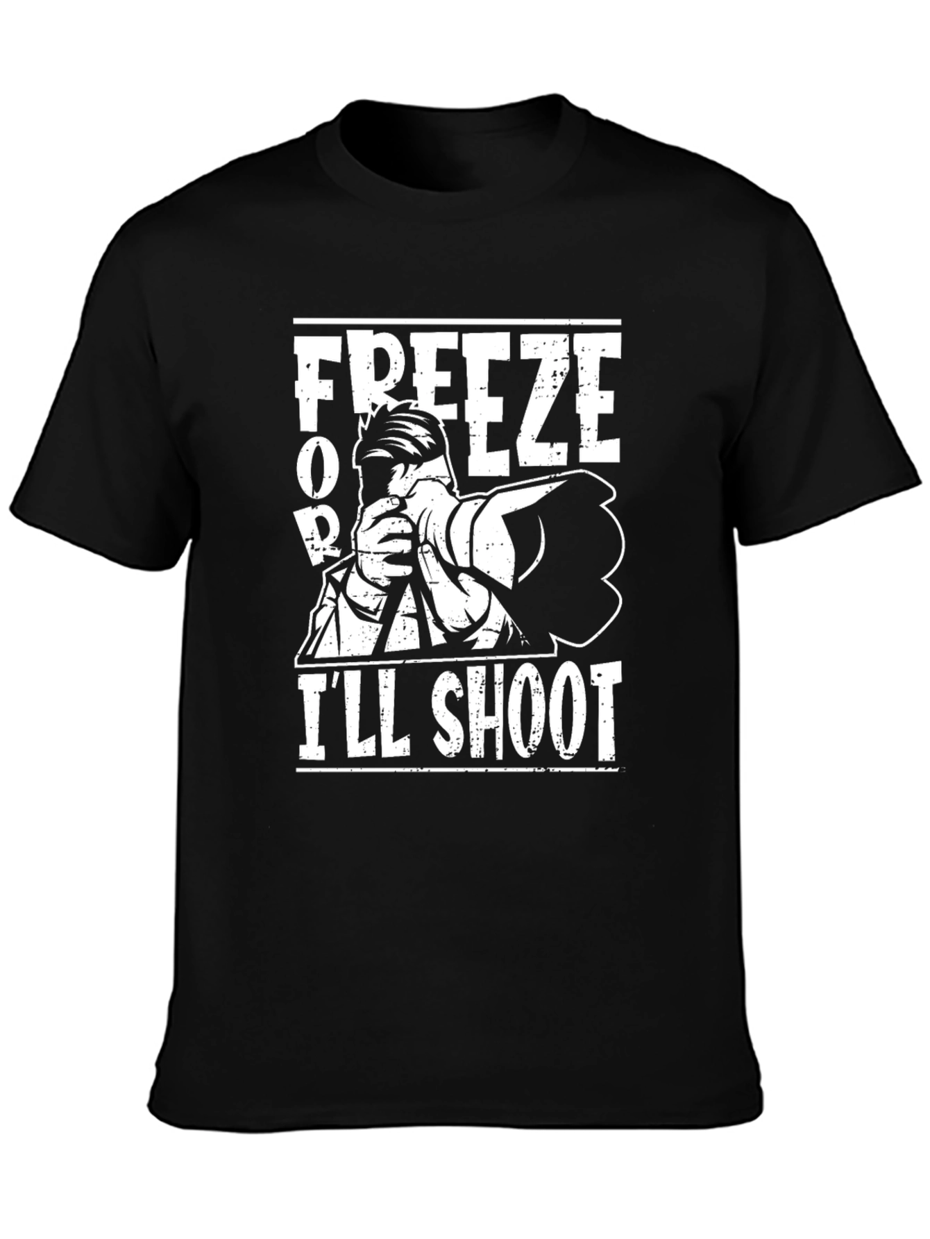 Freeze or Ill Shoot Graphic Tee