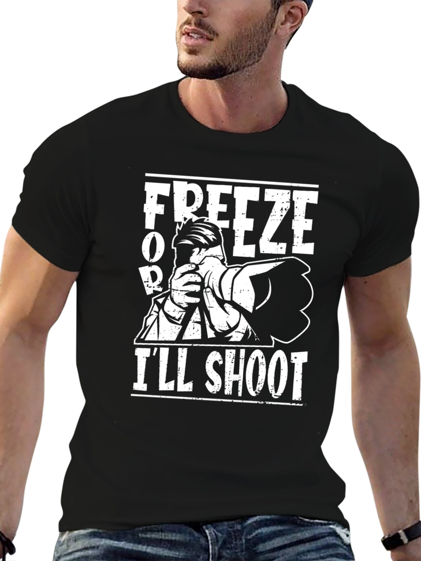 Freeze or Ill Shoot Graphic Tee