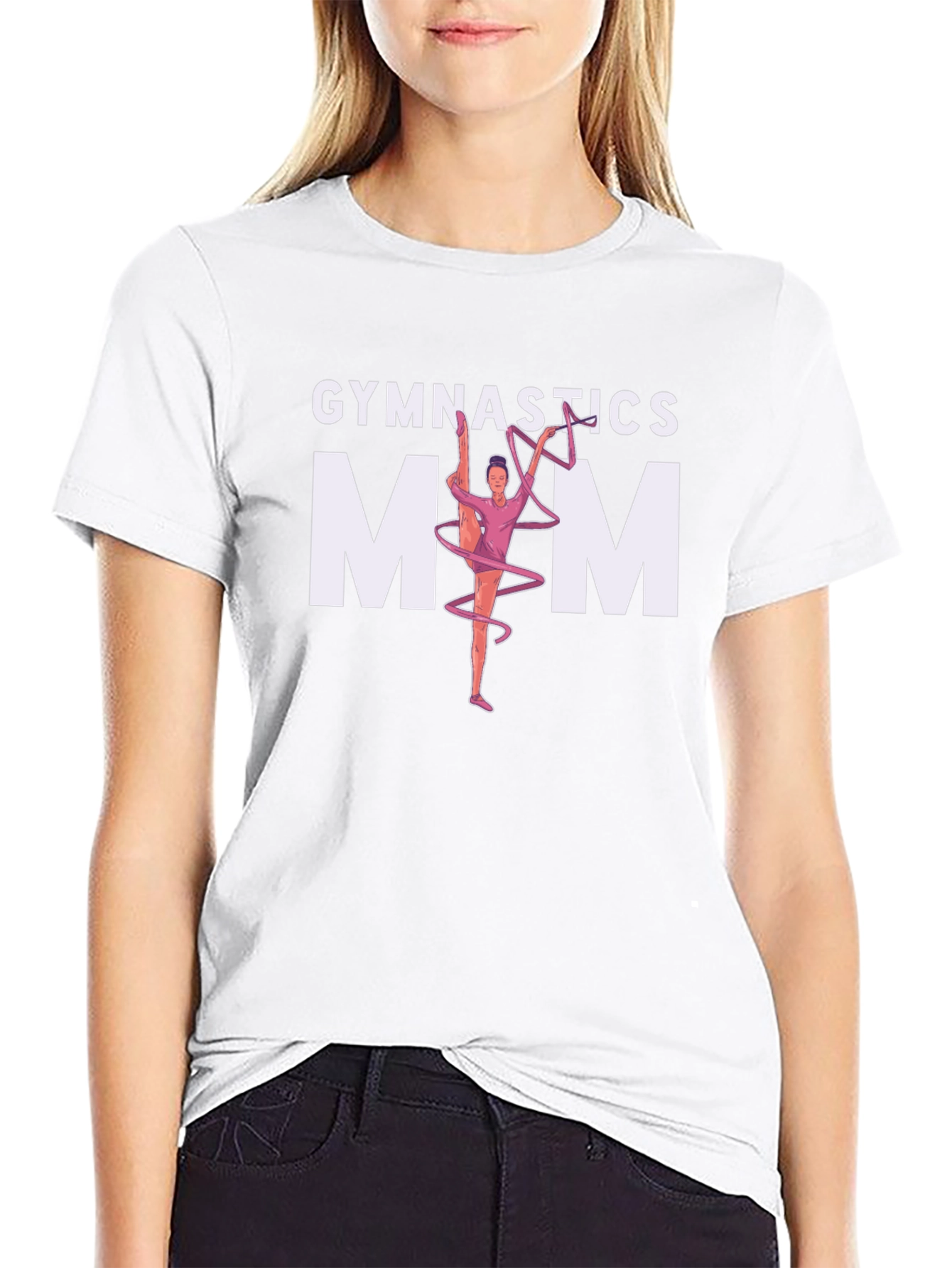 Gymnastics Mom T-Shirt - Black