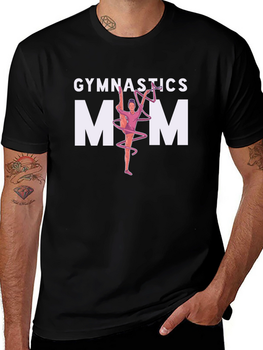 Gymnastics Mom T-Shirt - Black