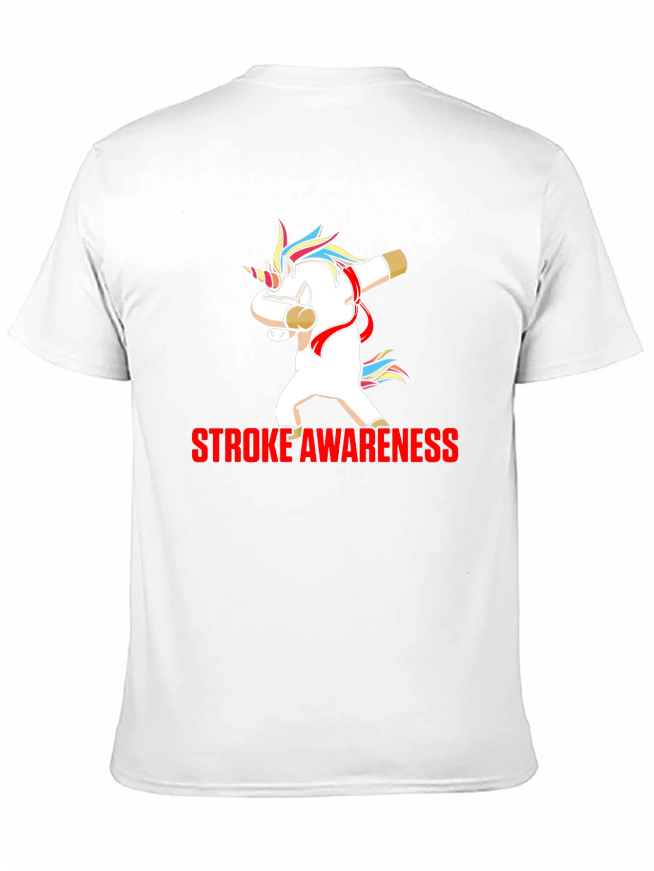 Stroke Awareness Unicorn Dab T-Shirt