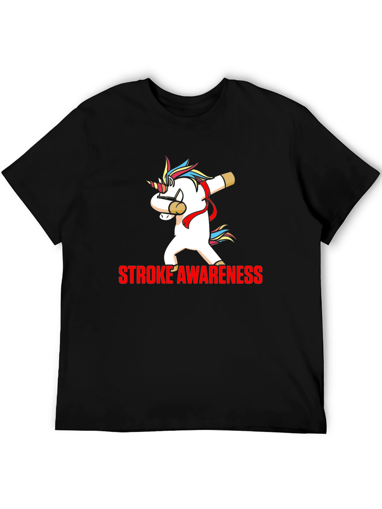 Stroke Awareness Unicorn Dab T-Shirt