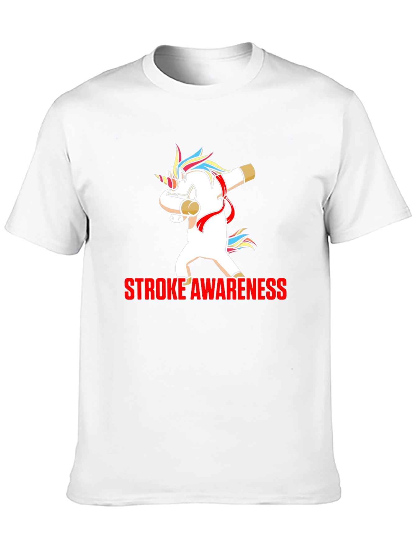 Stroke Awareness Unicorn Dab T-Shirt